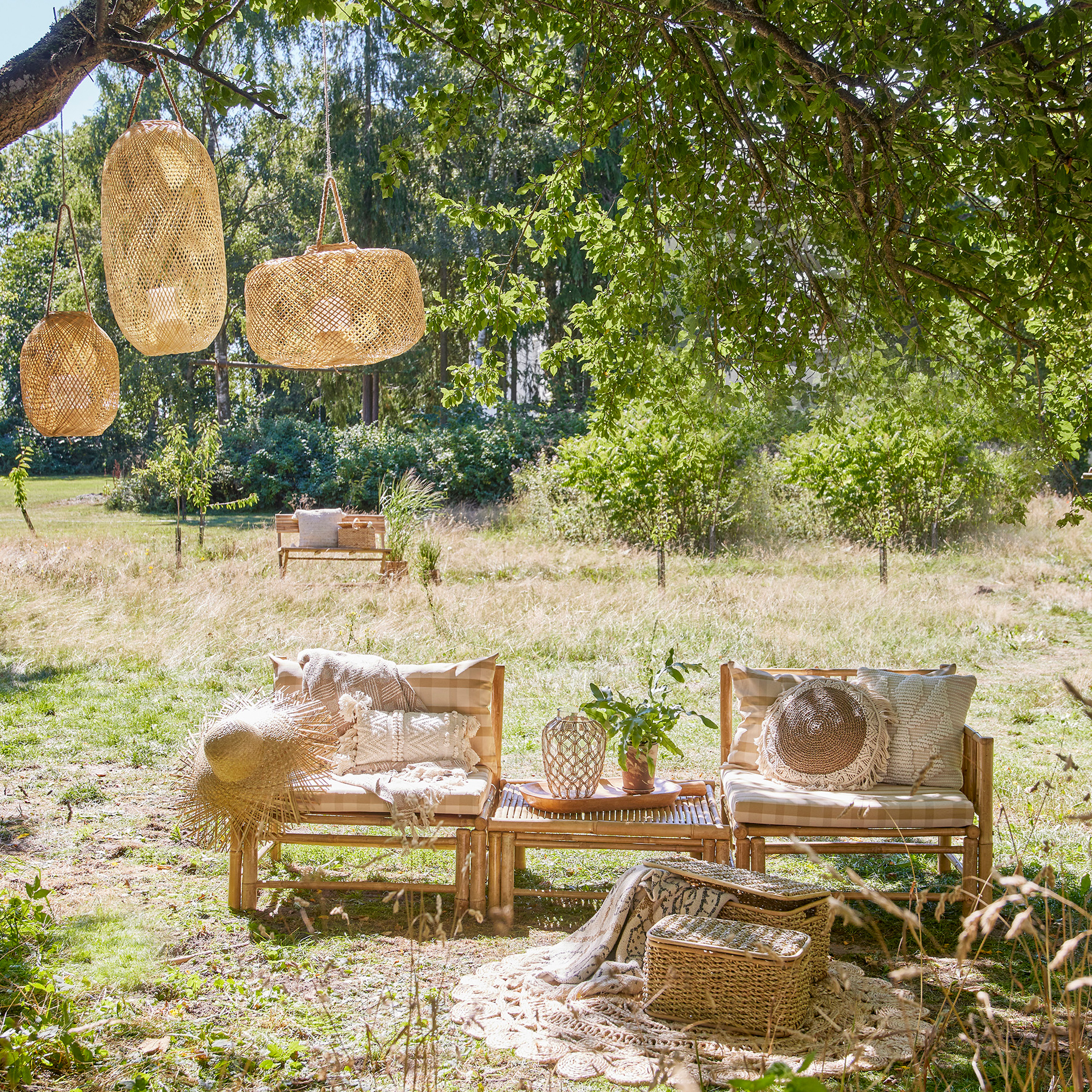 Bloomingville Korfu Sohva Moduuli Kulma Vasen Nature