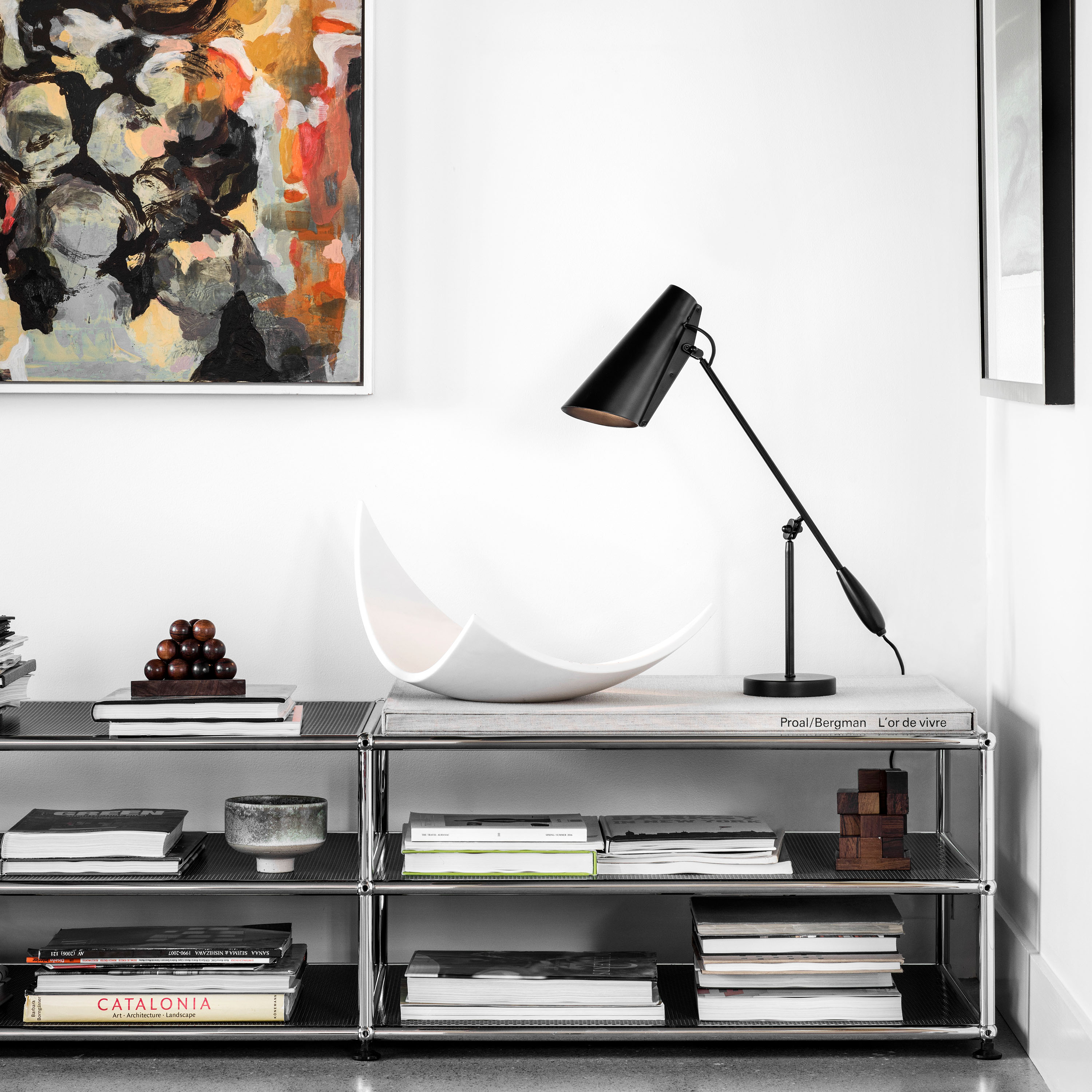 Northern Birdy Tischlampe Black/Black