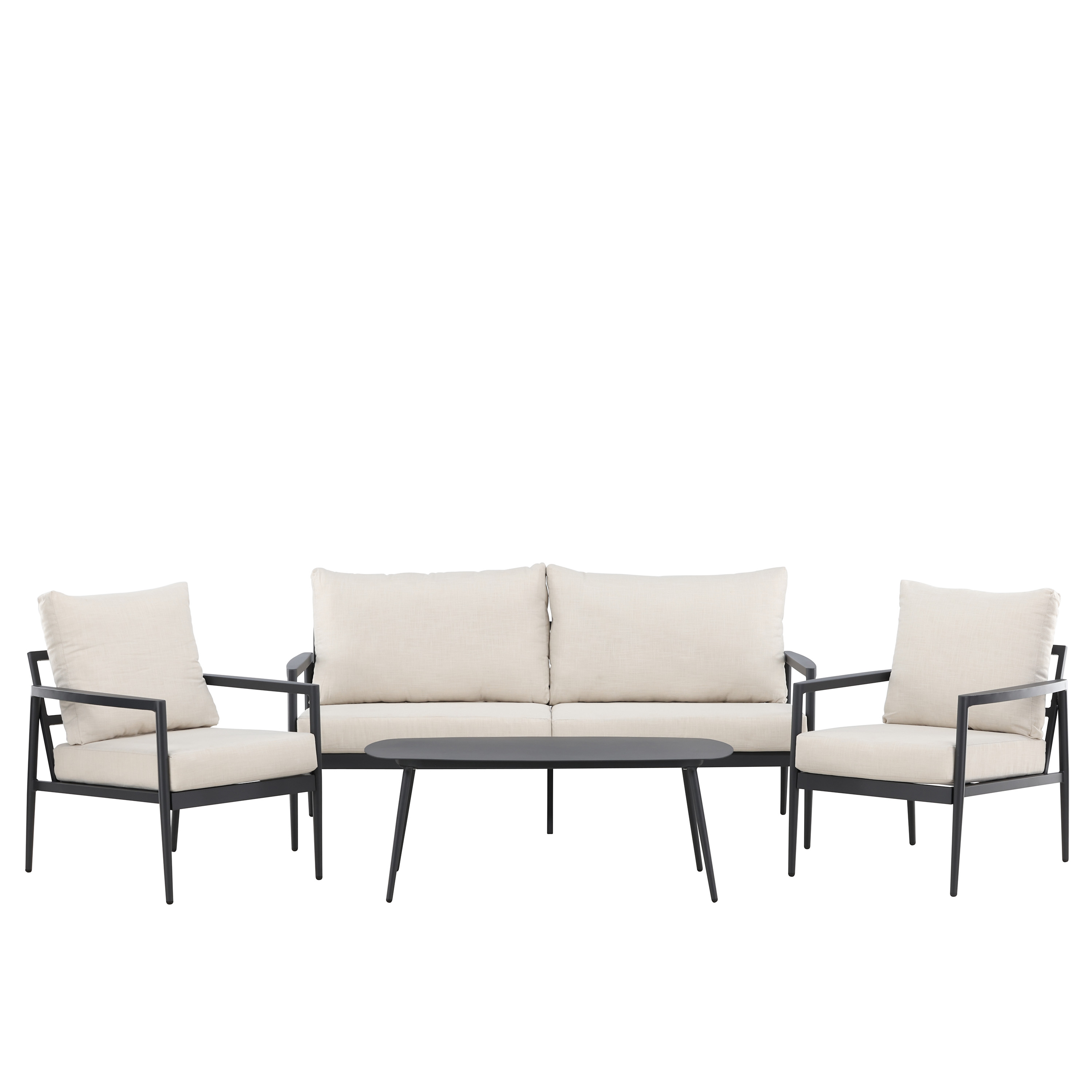 Taromina Loungeset Black/Beige