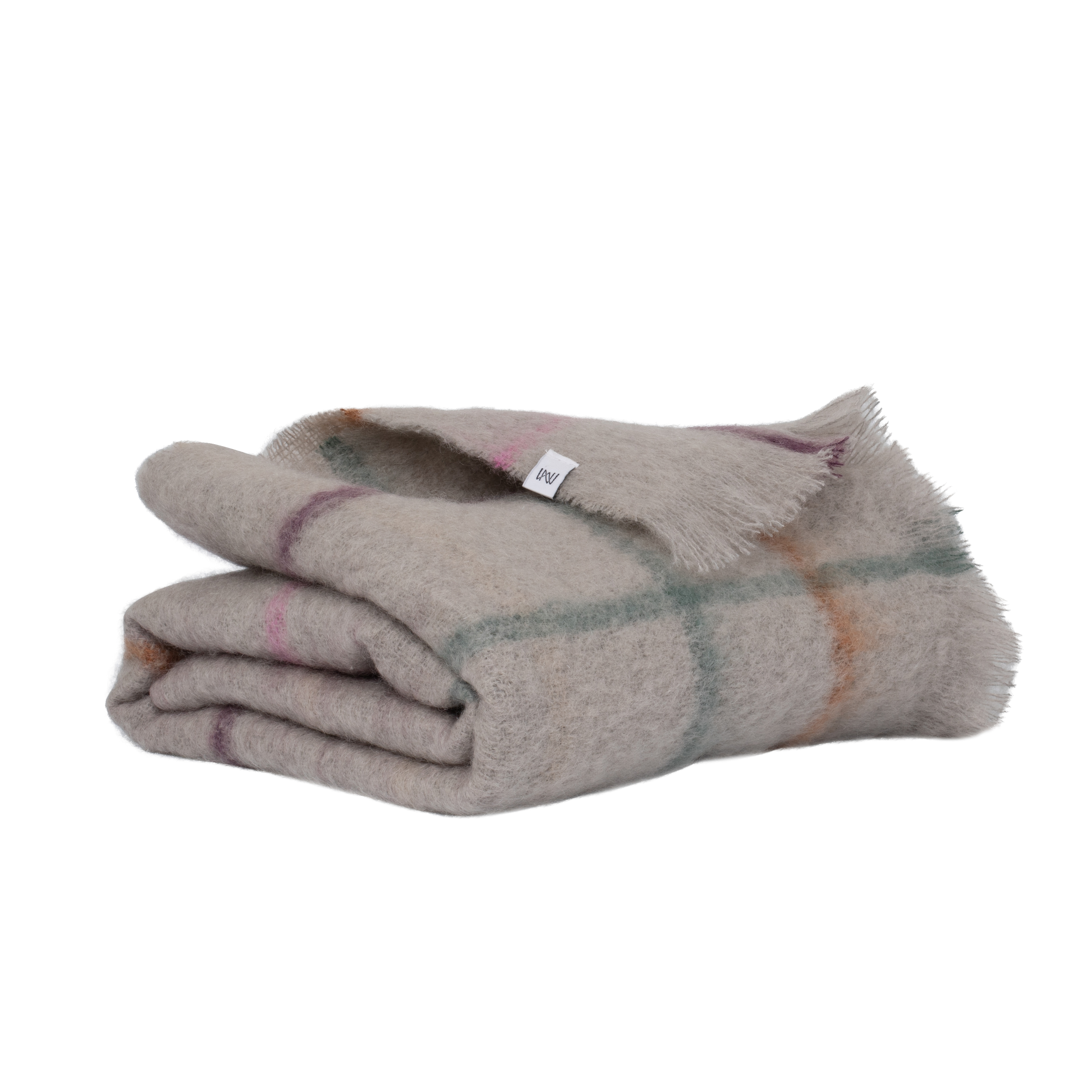 Mille Notti - Senzo Torkkupeitto Monivärinen 140 x 200 Multi - 75% Mohair, 20% Ull, 5% Nylon - Huovat