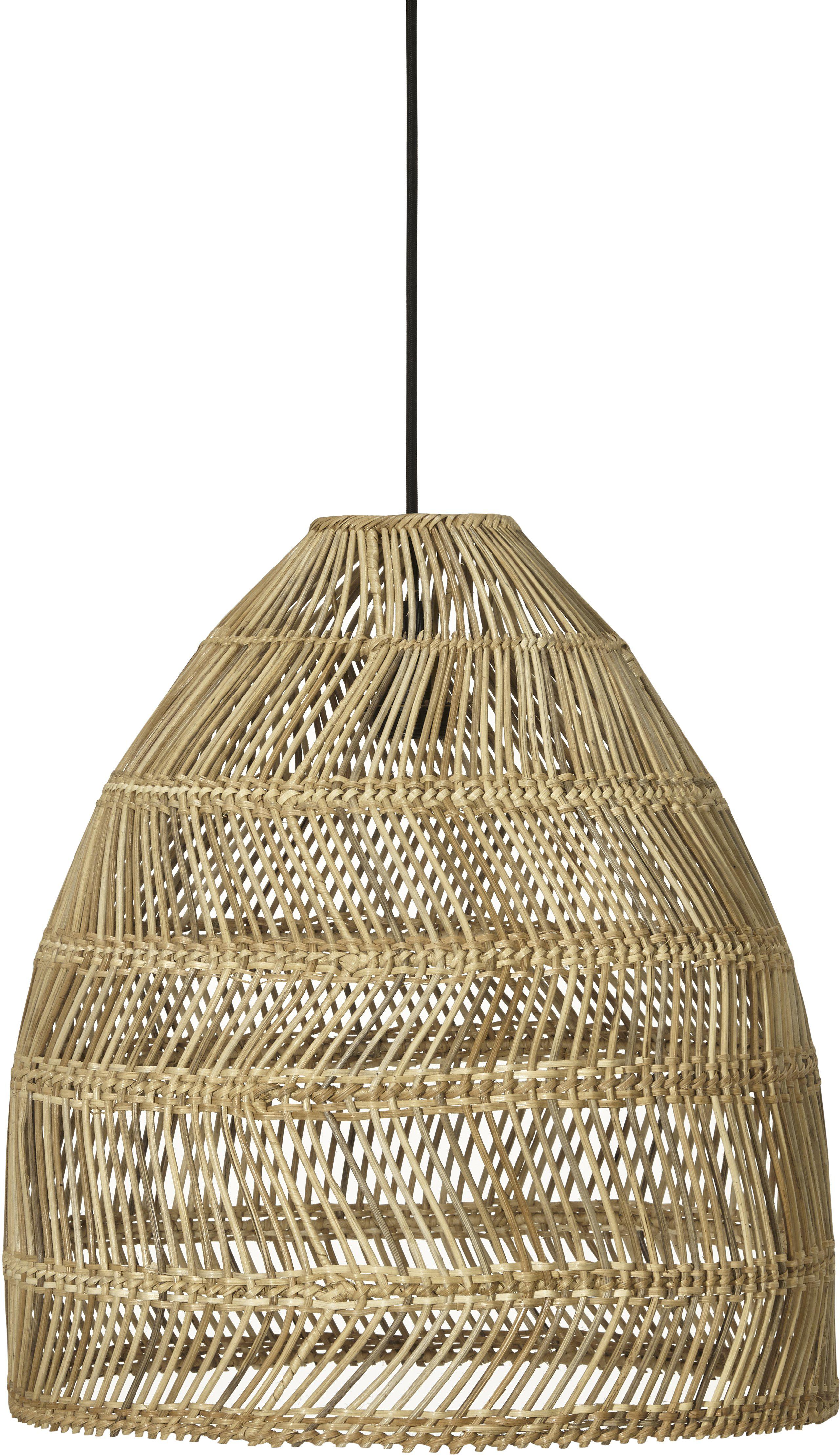 PR Home - Maja Taklampa Wicker Natural 53cm - Beige