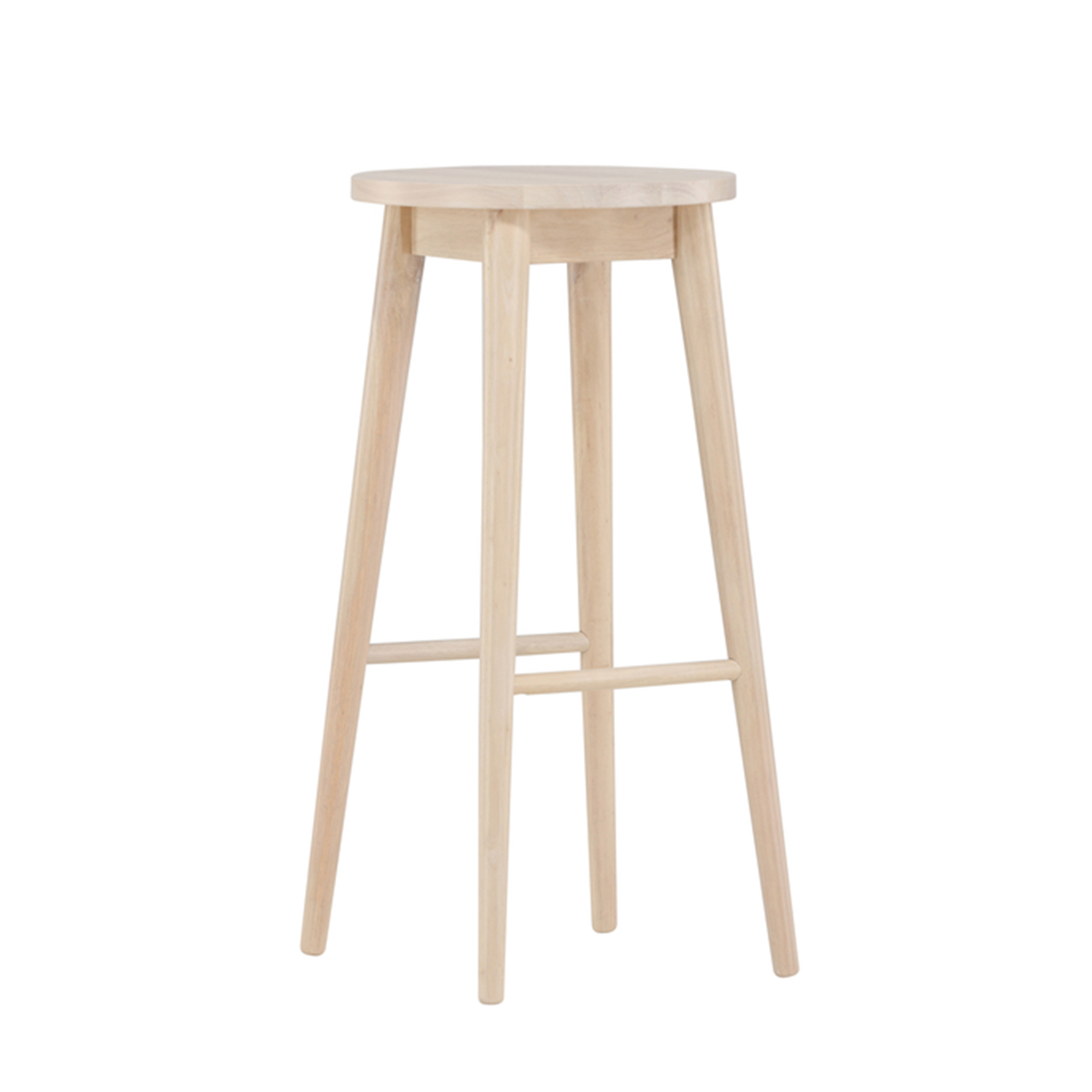 Vind Mollösand Barstol Vitpigmenterad 75cm