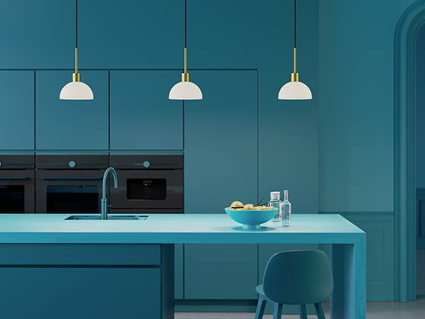 Herstal Vienda Taklampa Mässing/Glas