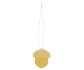 Christmas Deco Acorn Brass 4-pack