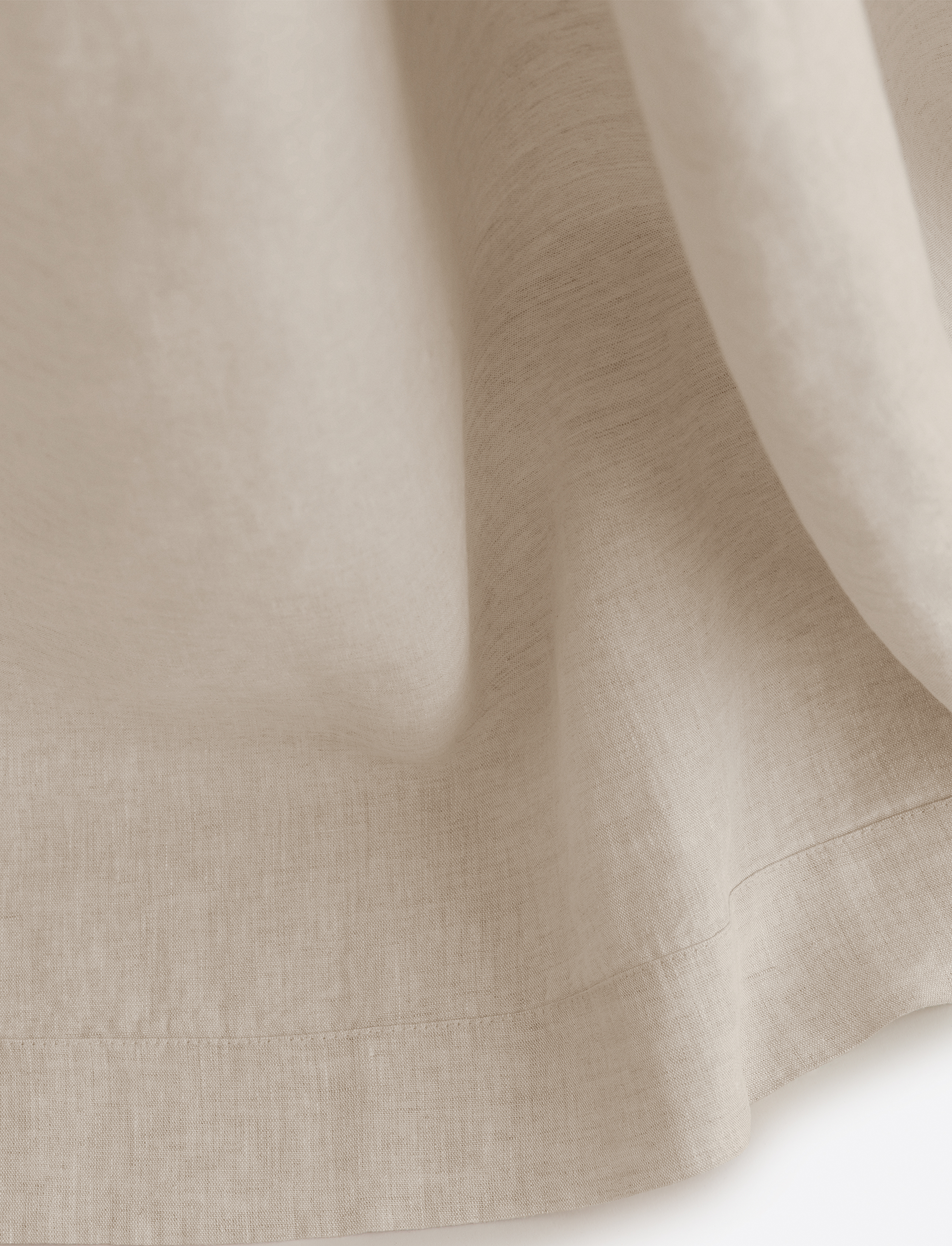 Himla Sunrise Vorhanglänge Leinen Haferflocken 140x290