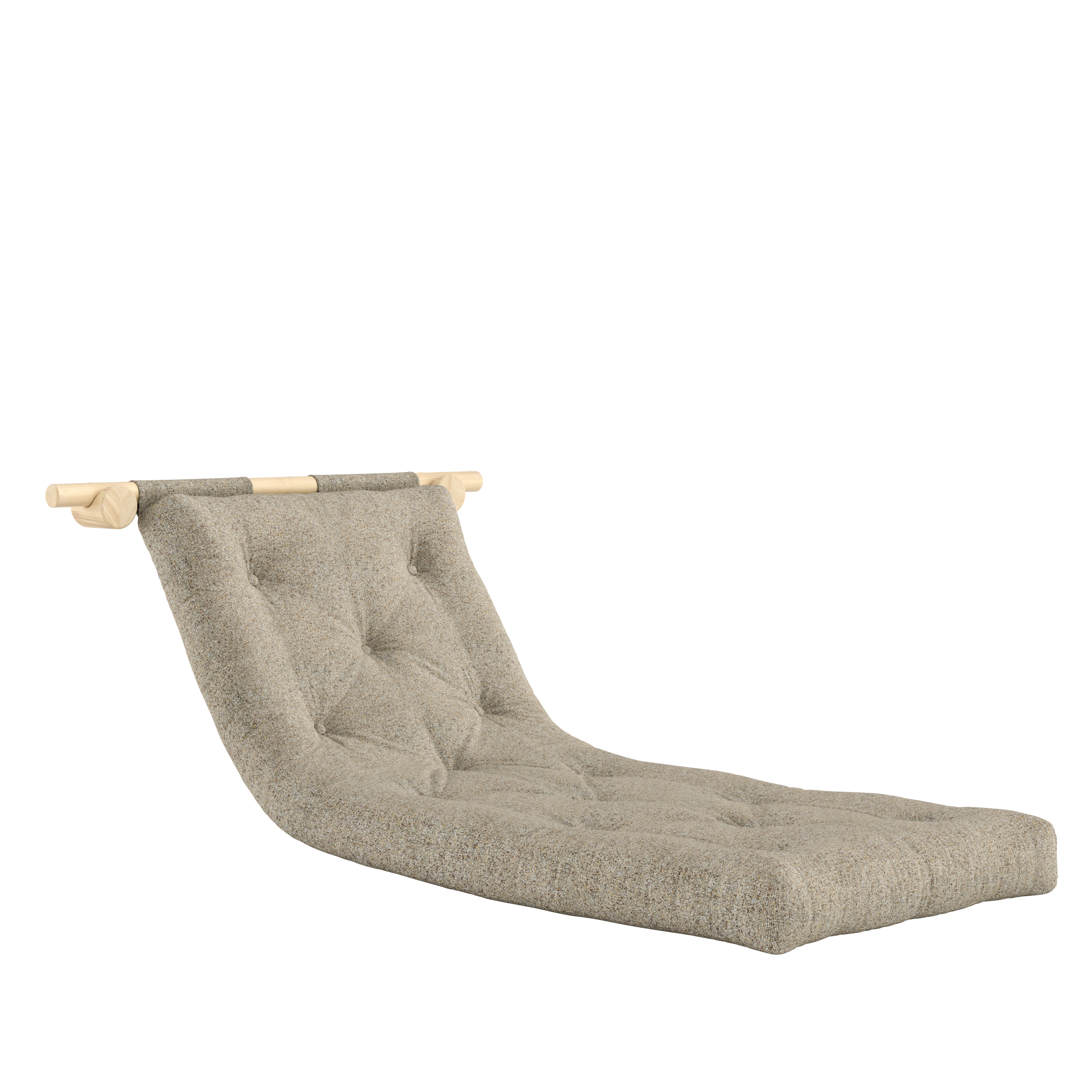 Karup Design Hooked Bäddfotölj Raw Warm Sand 75x200