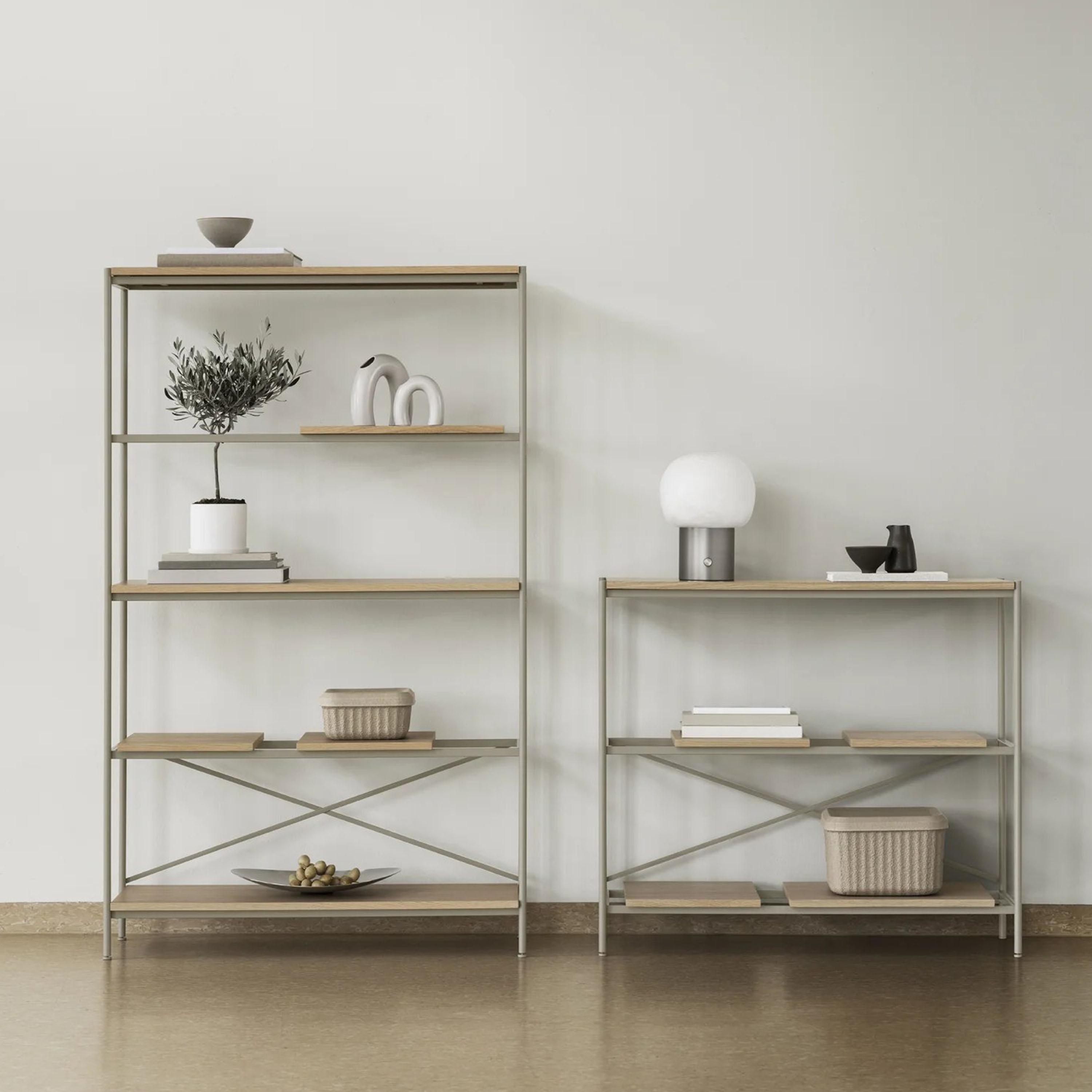 Blomus Iris Bordlampe Rustfritt Stål matt/White 32cm