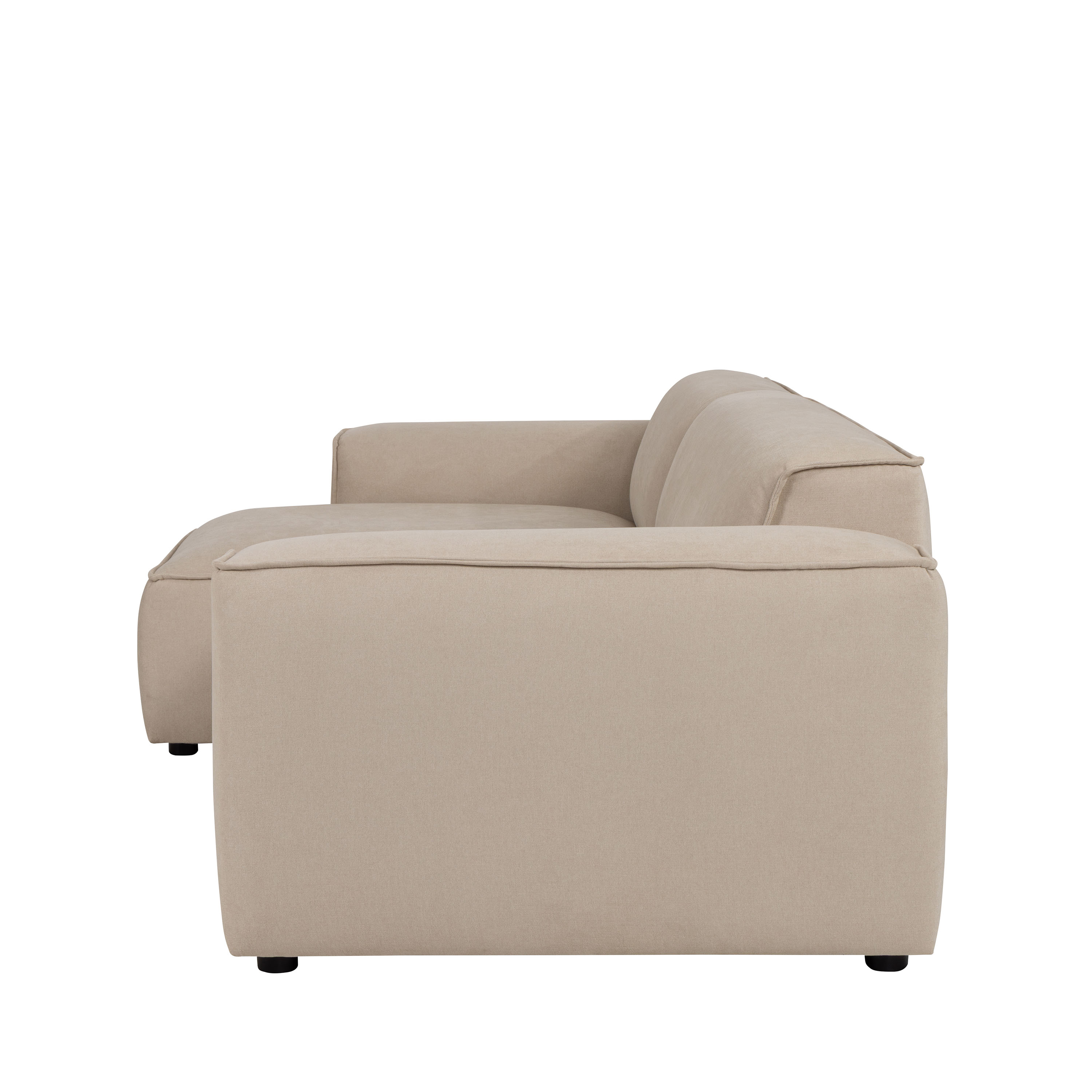 Sleepo Collection Bobbie 3-seter Sjeselongsofa Venstre Beige 279 cm