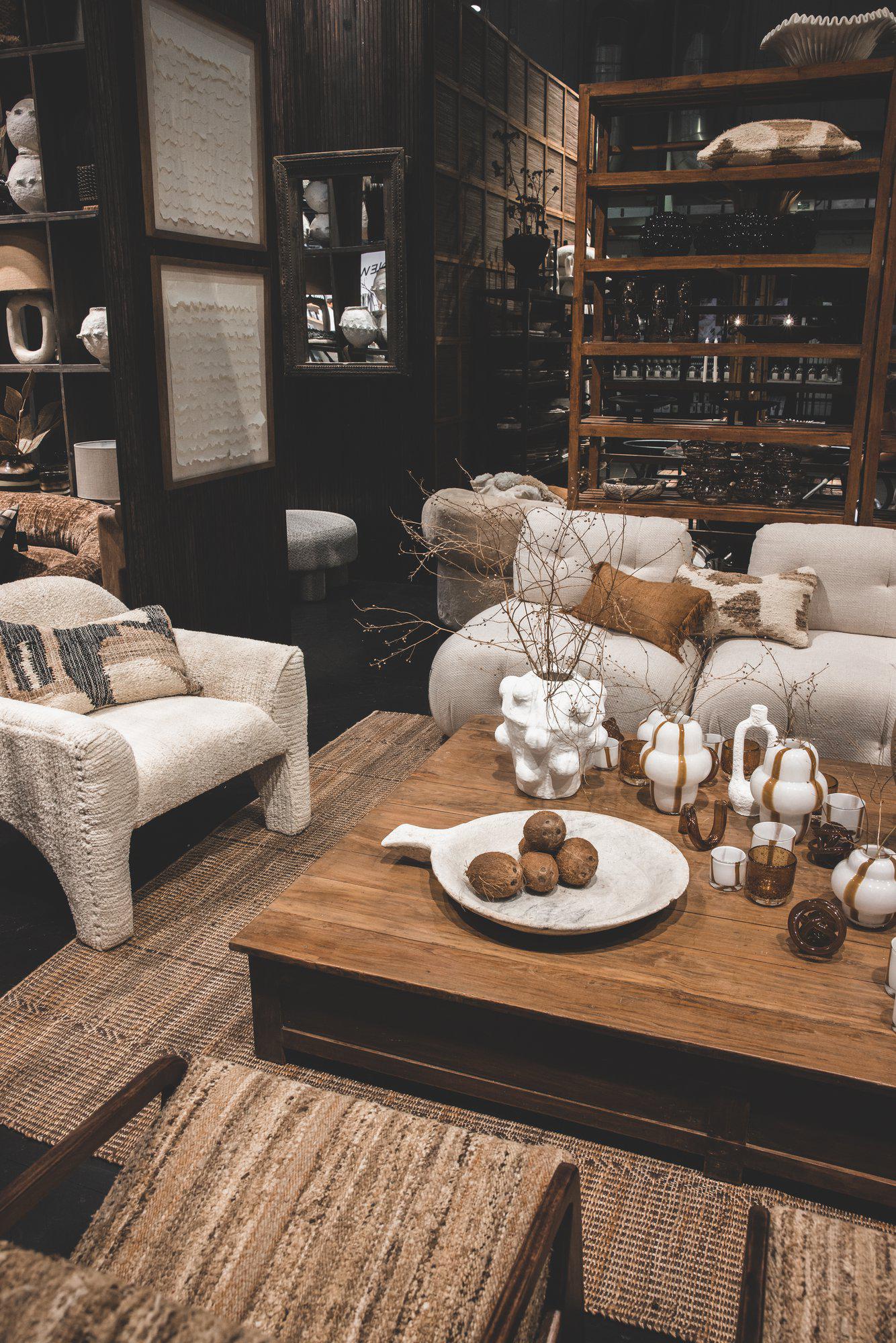 Jakobsdals Talia Gemälde Weiß 85x86