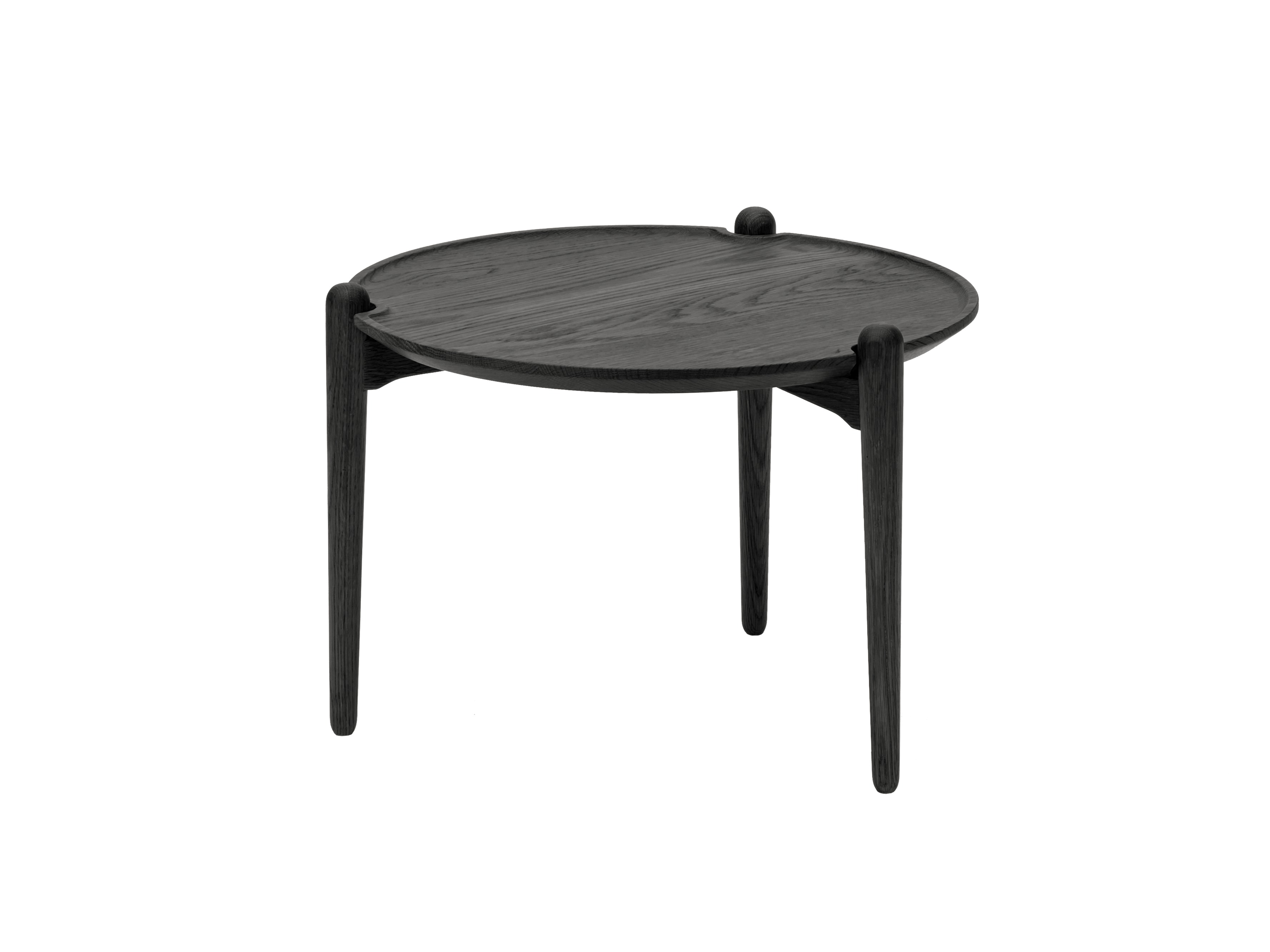 Design House Stockholm - Aria Sidobord Low Black - Svart