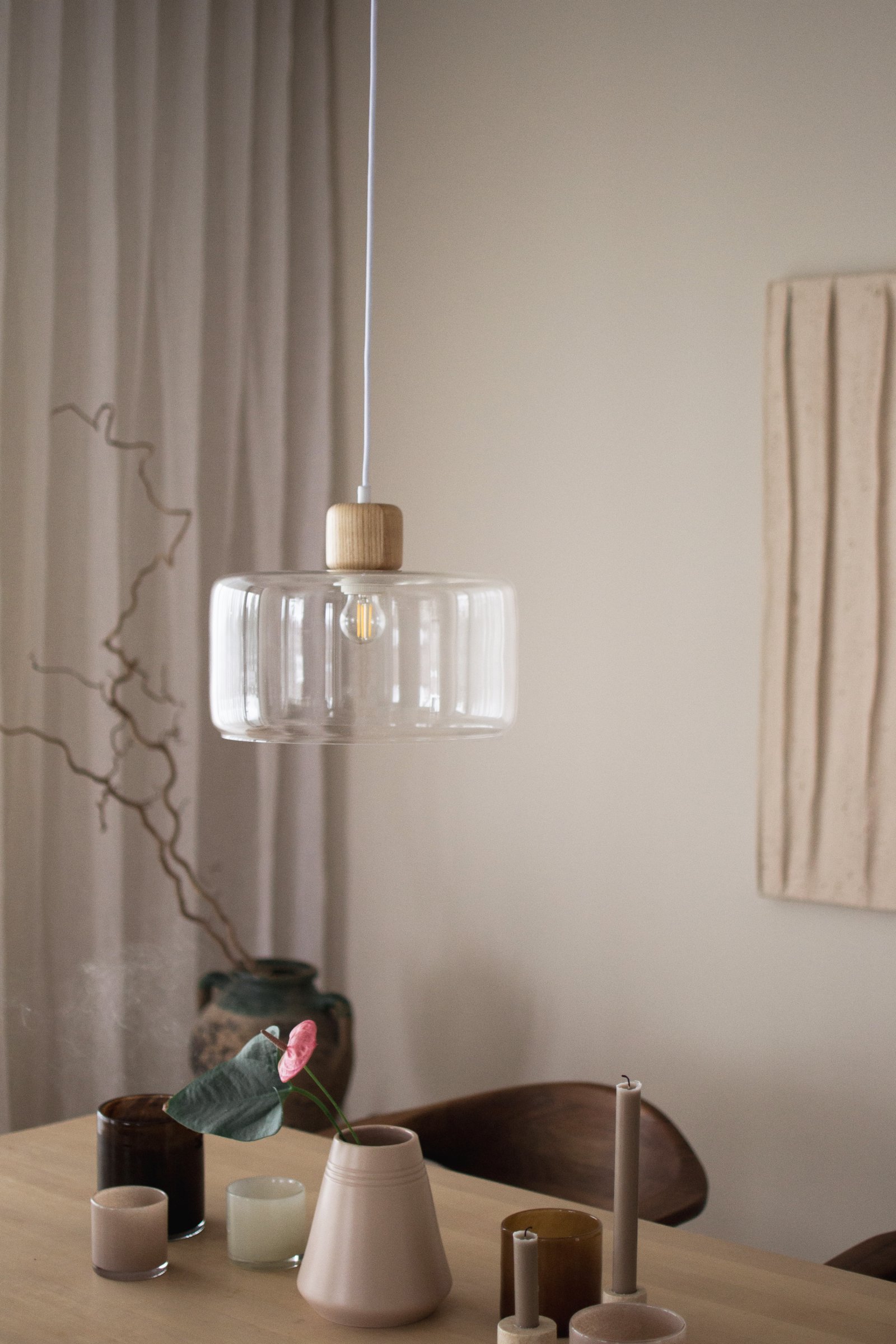 Globen Lighting DOT Deckenlampe Klar/Natur 30