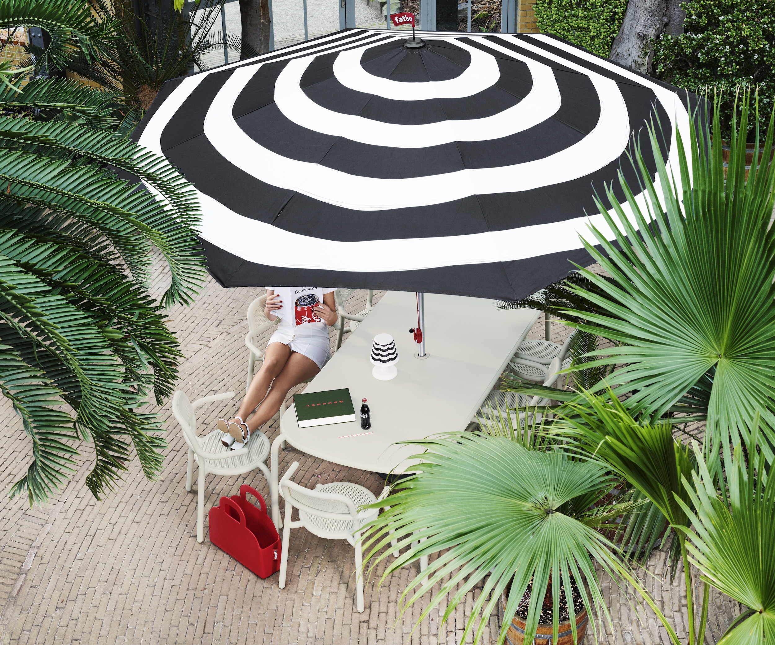 Fatboy Stripesol Parasoll Anthracite