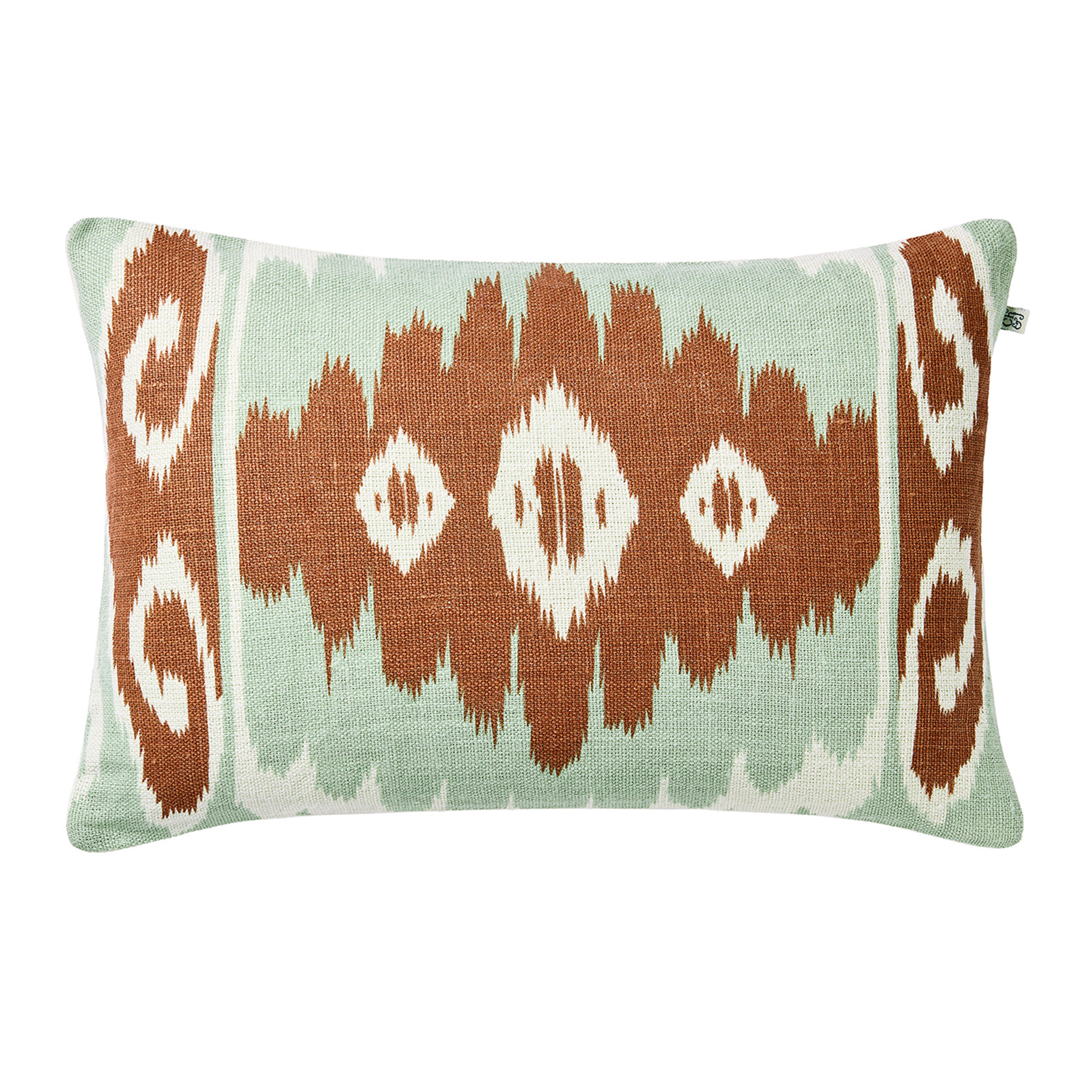 Laya Putevar Lin Aqua/Apricot Orange 50x50