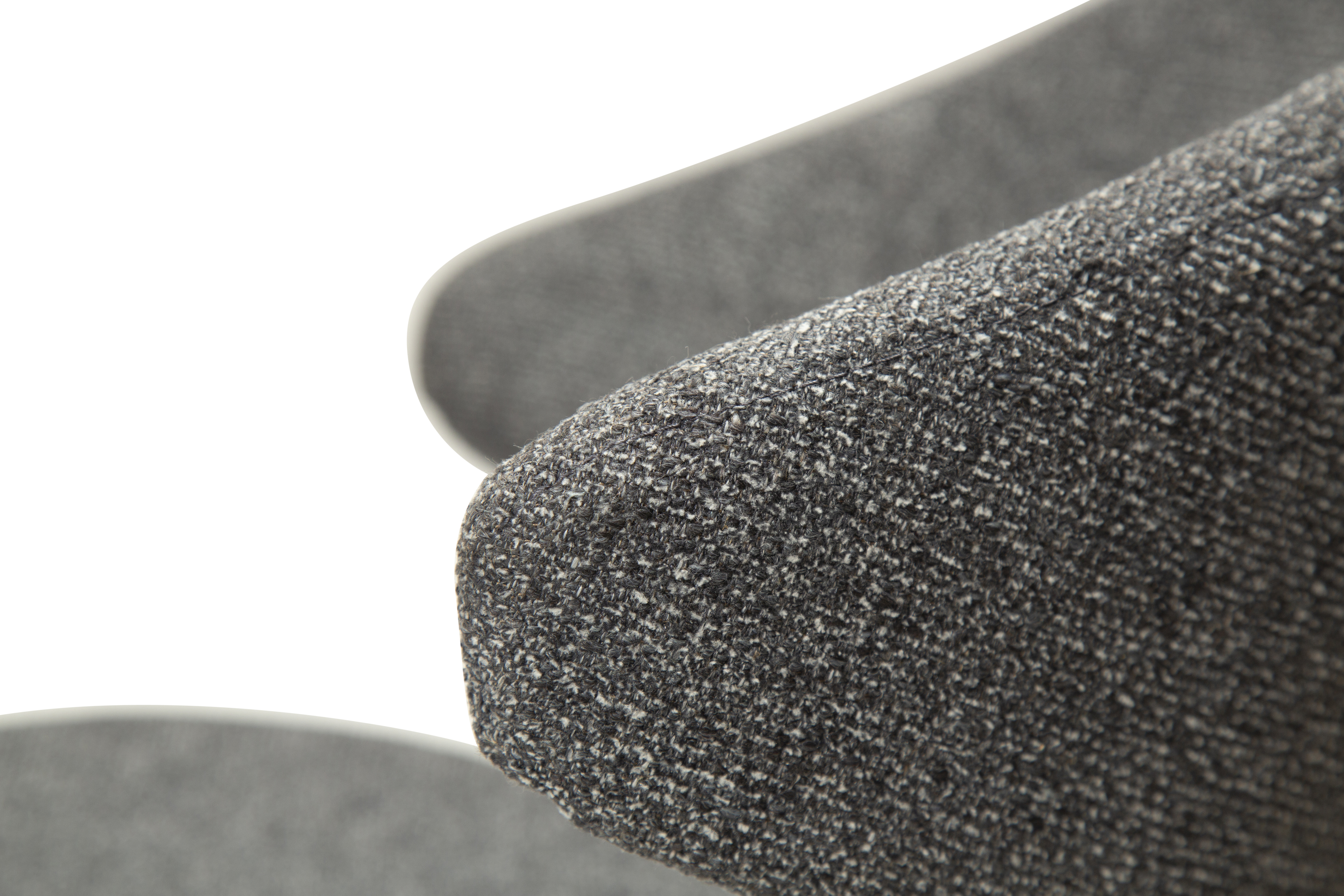 Dan Form Napoleon spisestol boucle grå/svart