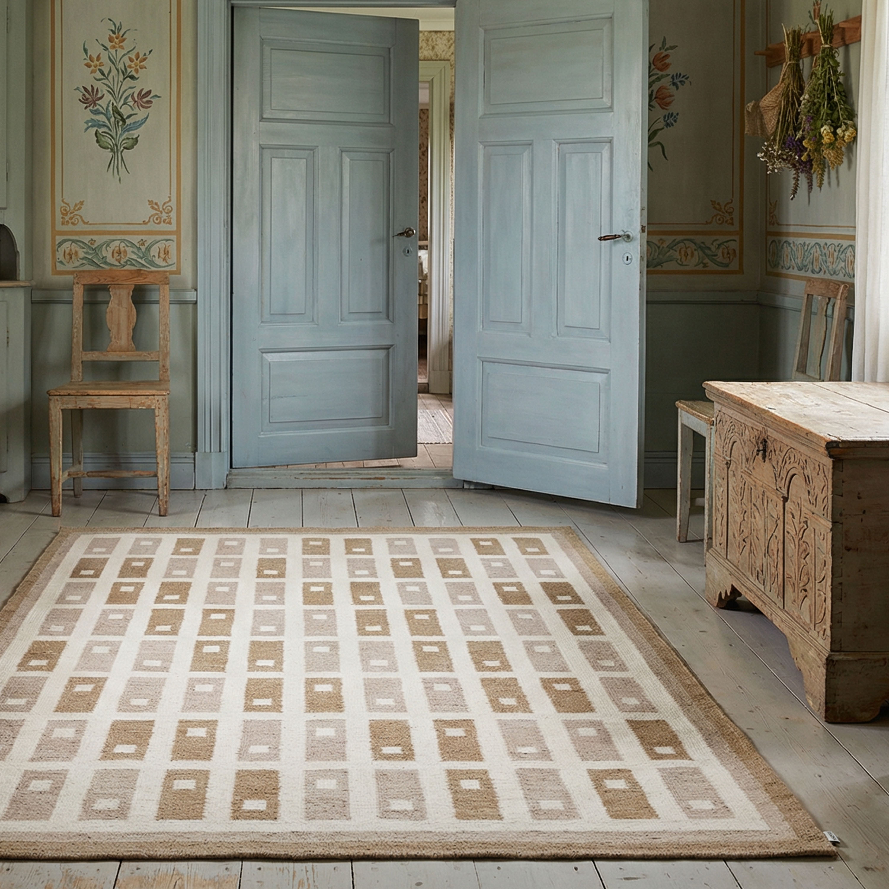 Classic Collection Fyrbo Ullteppe Beige 250x350