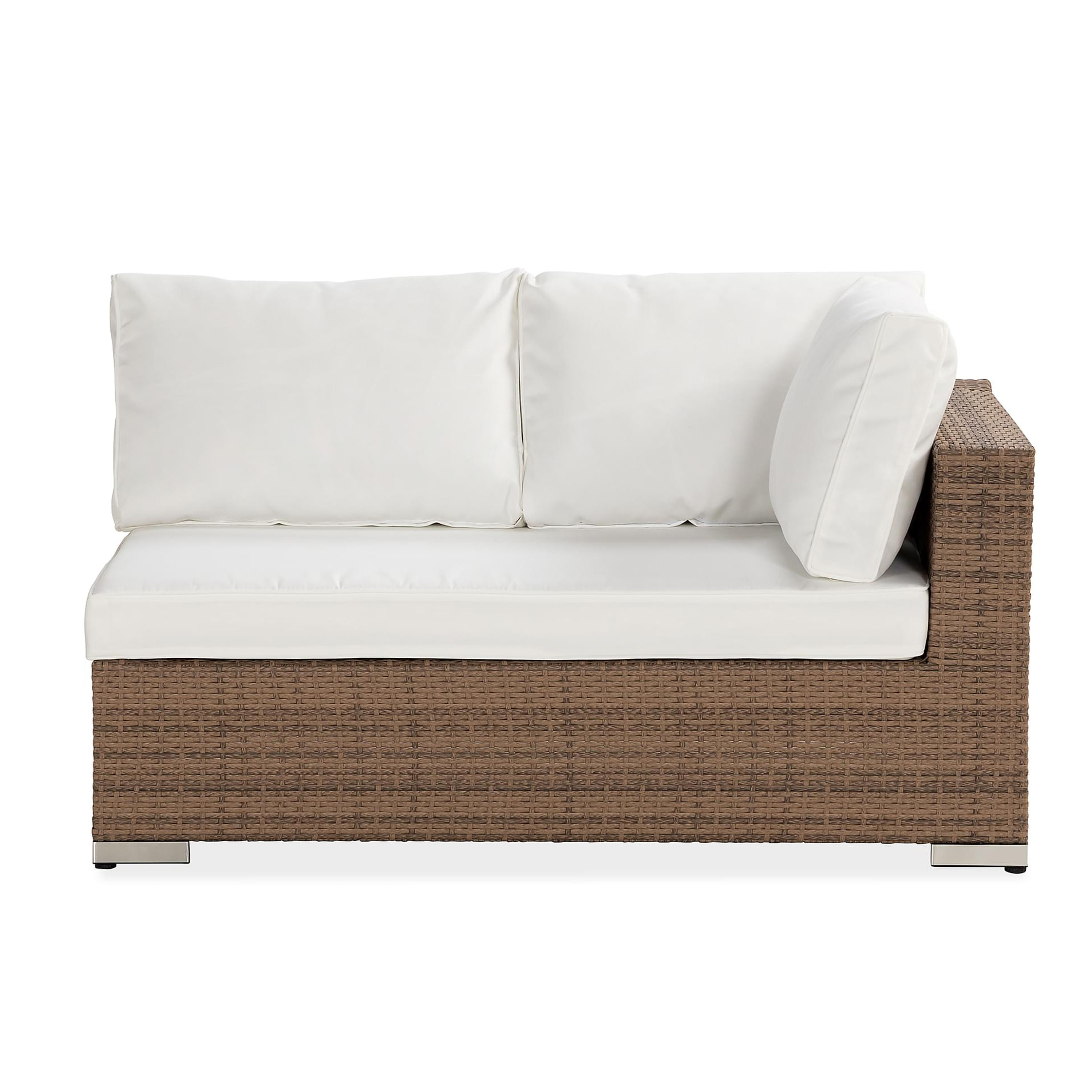 Nordic Outdoor - Bora Venstre modul Sand 140cm - Beige  - Utendørs Modulsofa