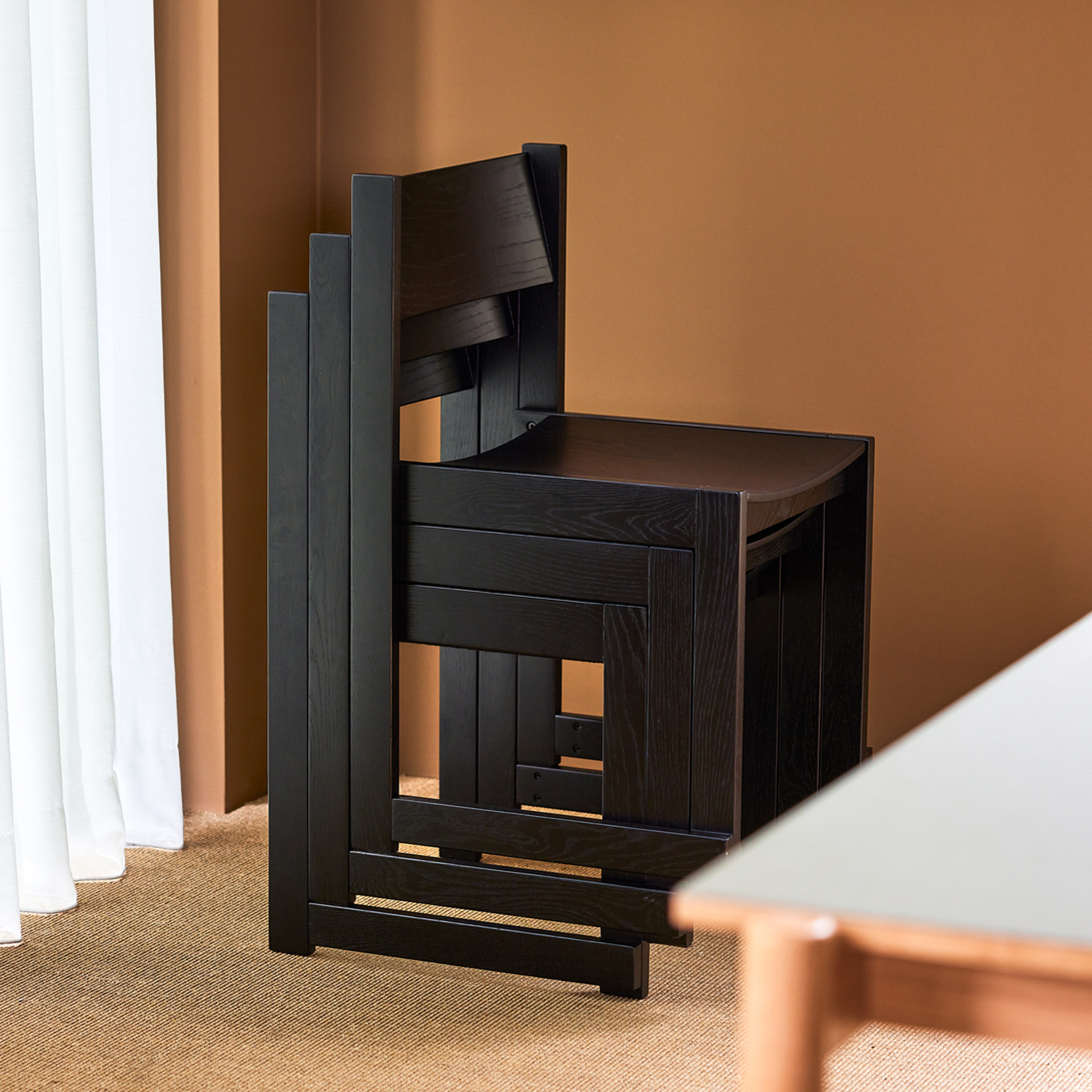 Hübsch Forma Spisestol Black