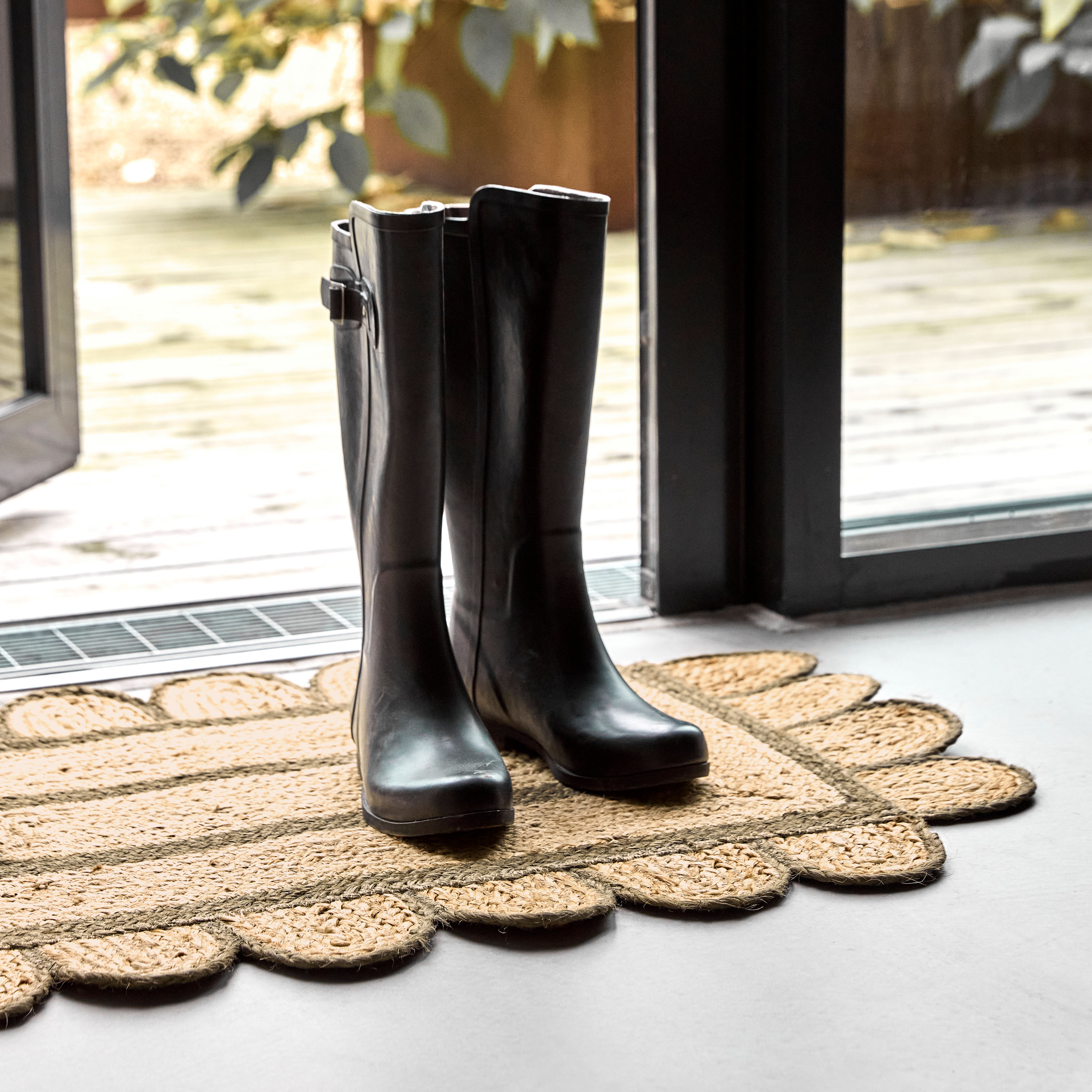 House Doctor Denta Teppich Grün 90x60