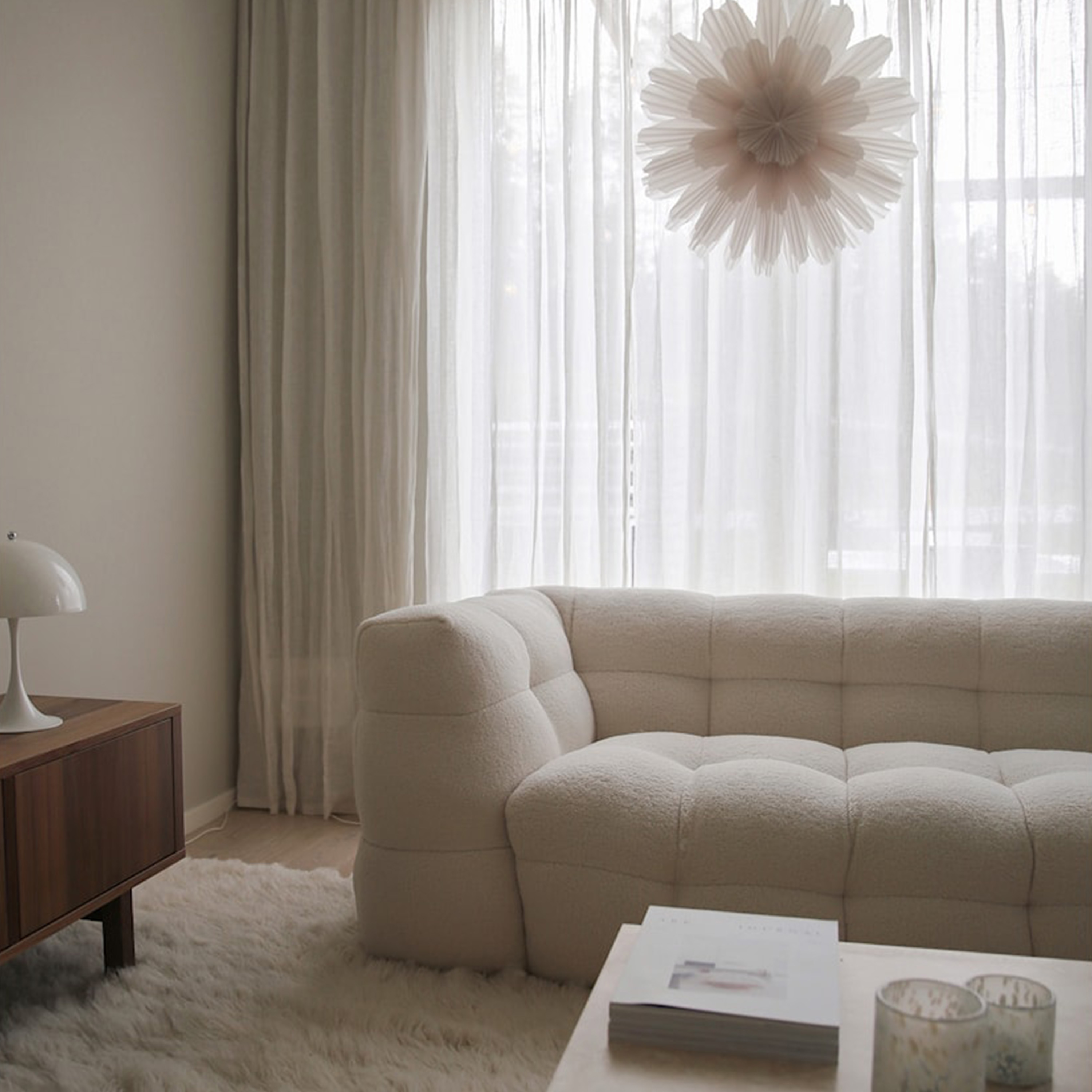 Watt &amp; Veke Snöblomma Joulutähti Valkoinen 68cm