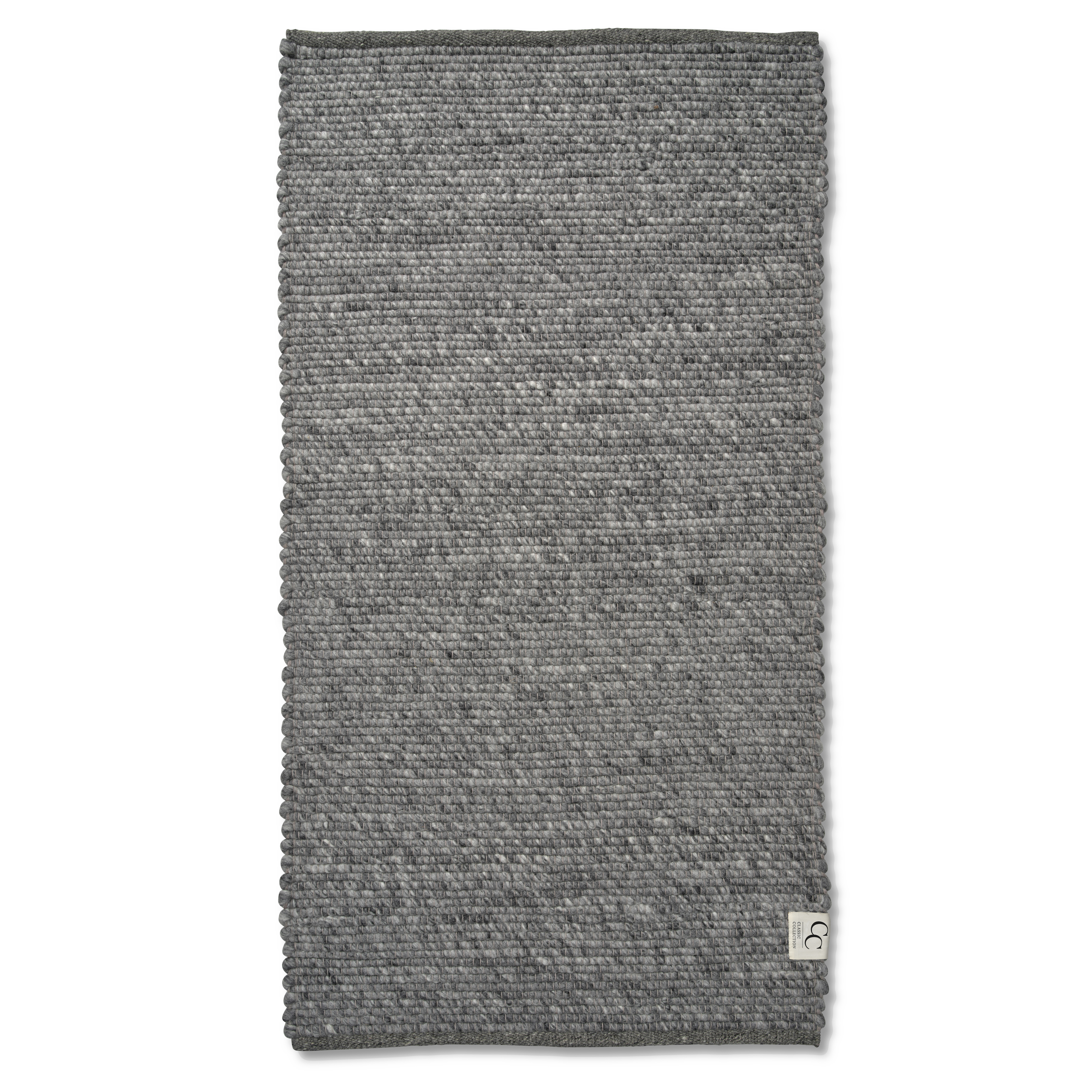 Classic Collection - Merino Läufer Granit 80x150 - Grau - Fußmatten