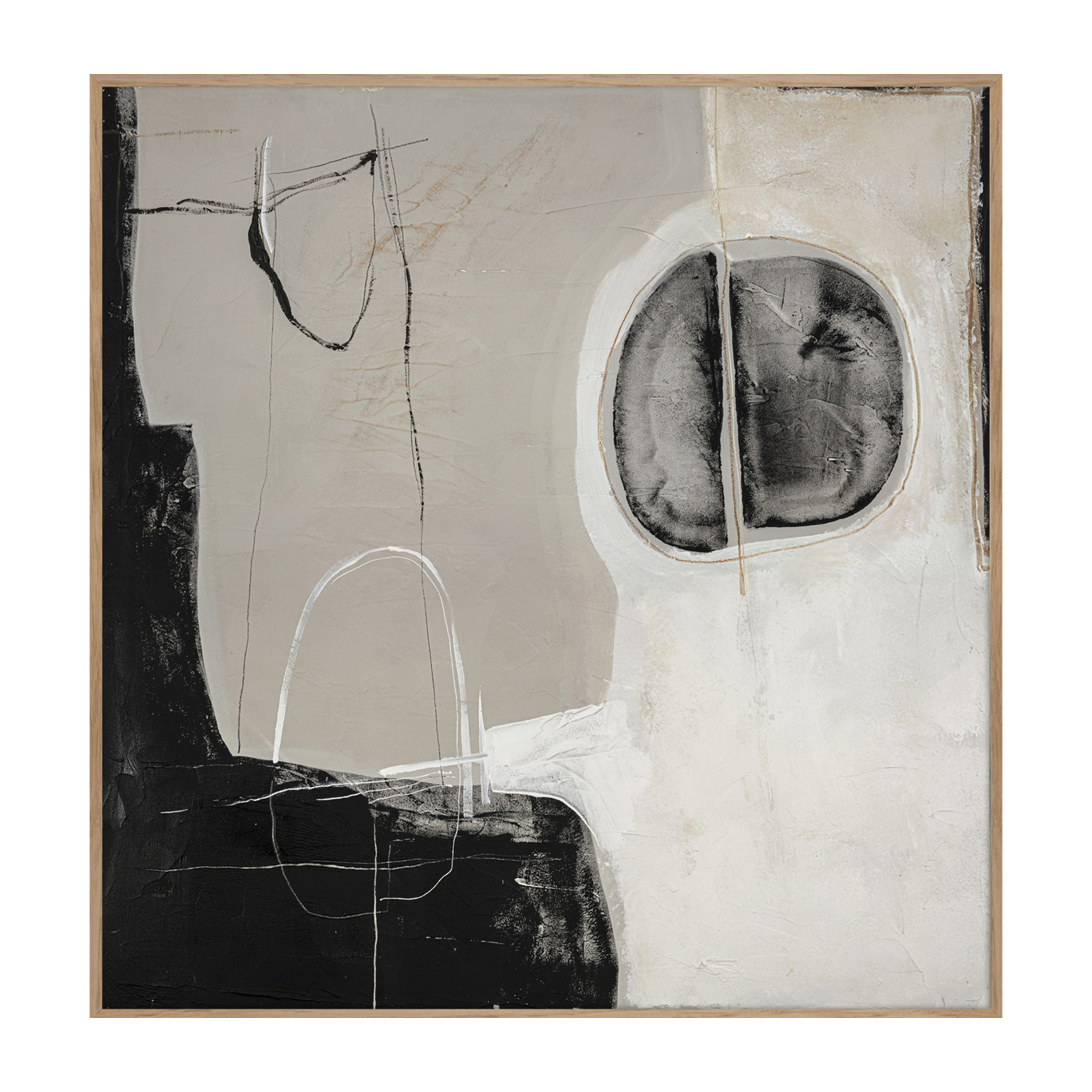 Ensemble Oak Frame Tavla 100x100