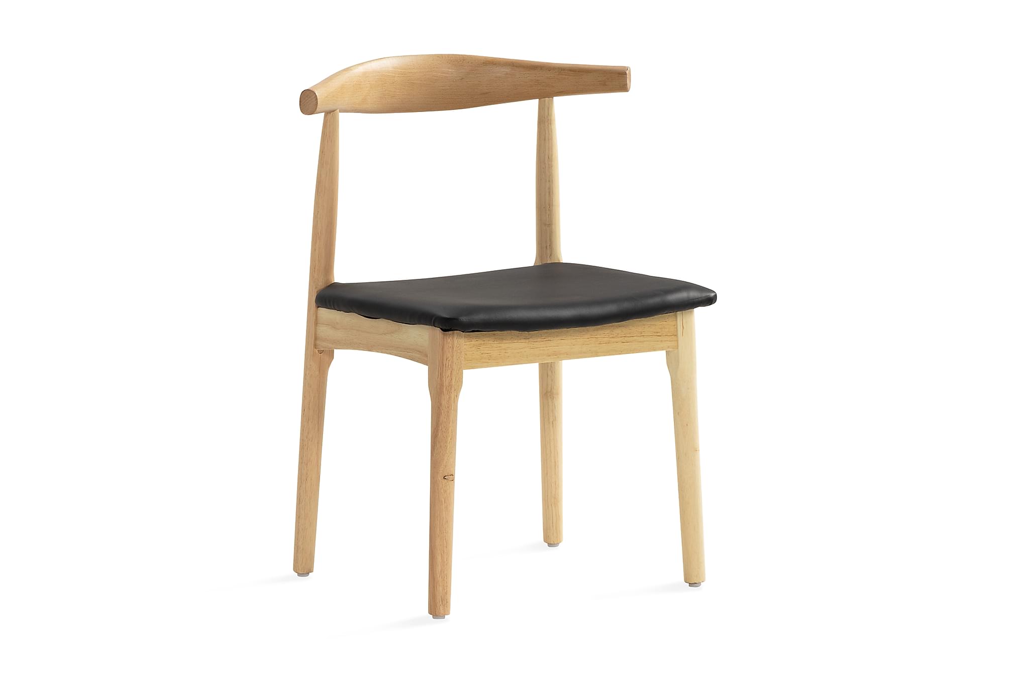 2-pack Nordic Home - Henning Matstol Svart/Natur