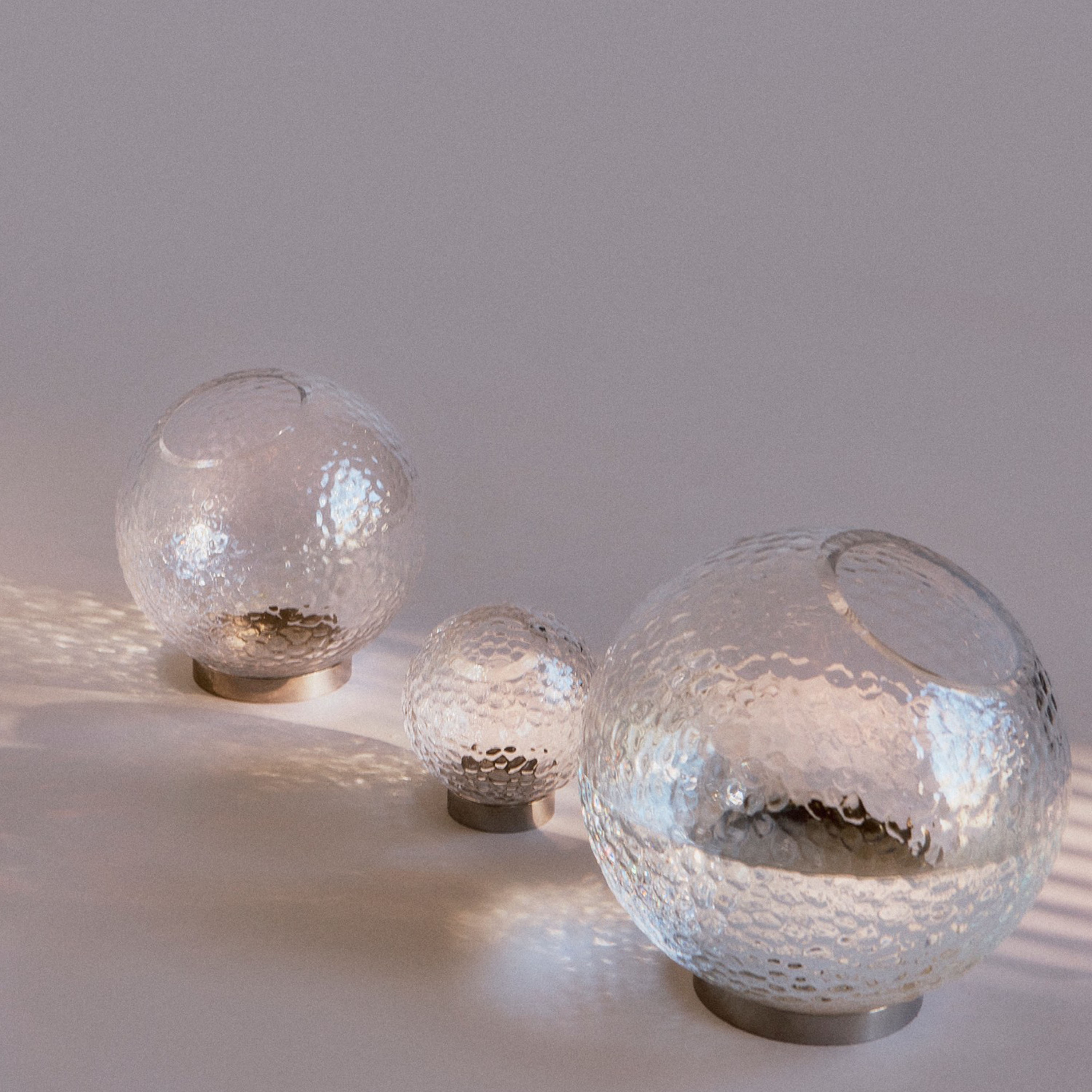 AYTM Globe Bubbles Vase Klar Ø10