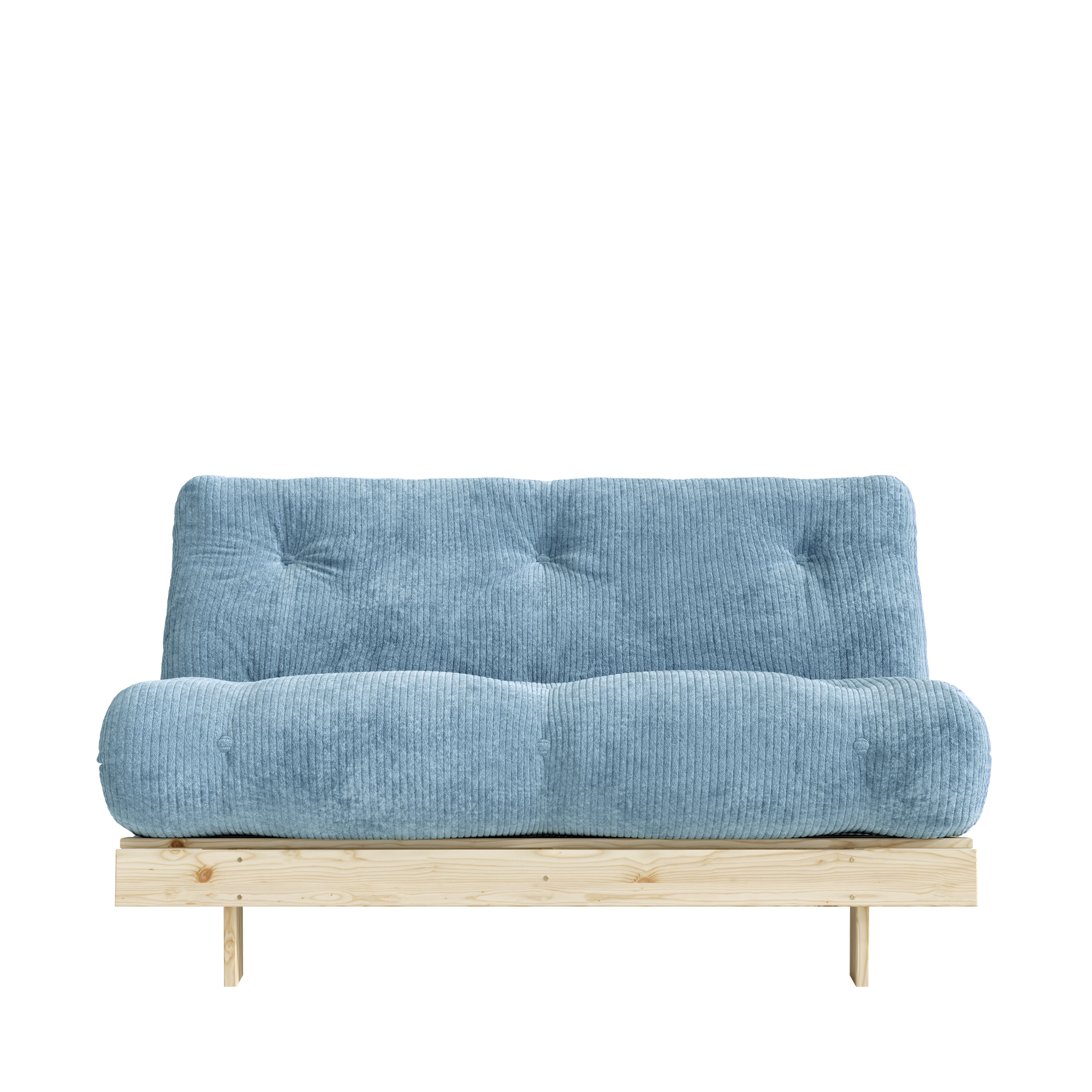 Karup Design Roots Sovesofa Raw/Hazy Blue 140cm
