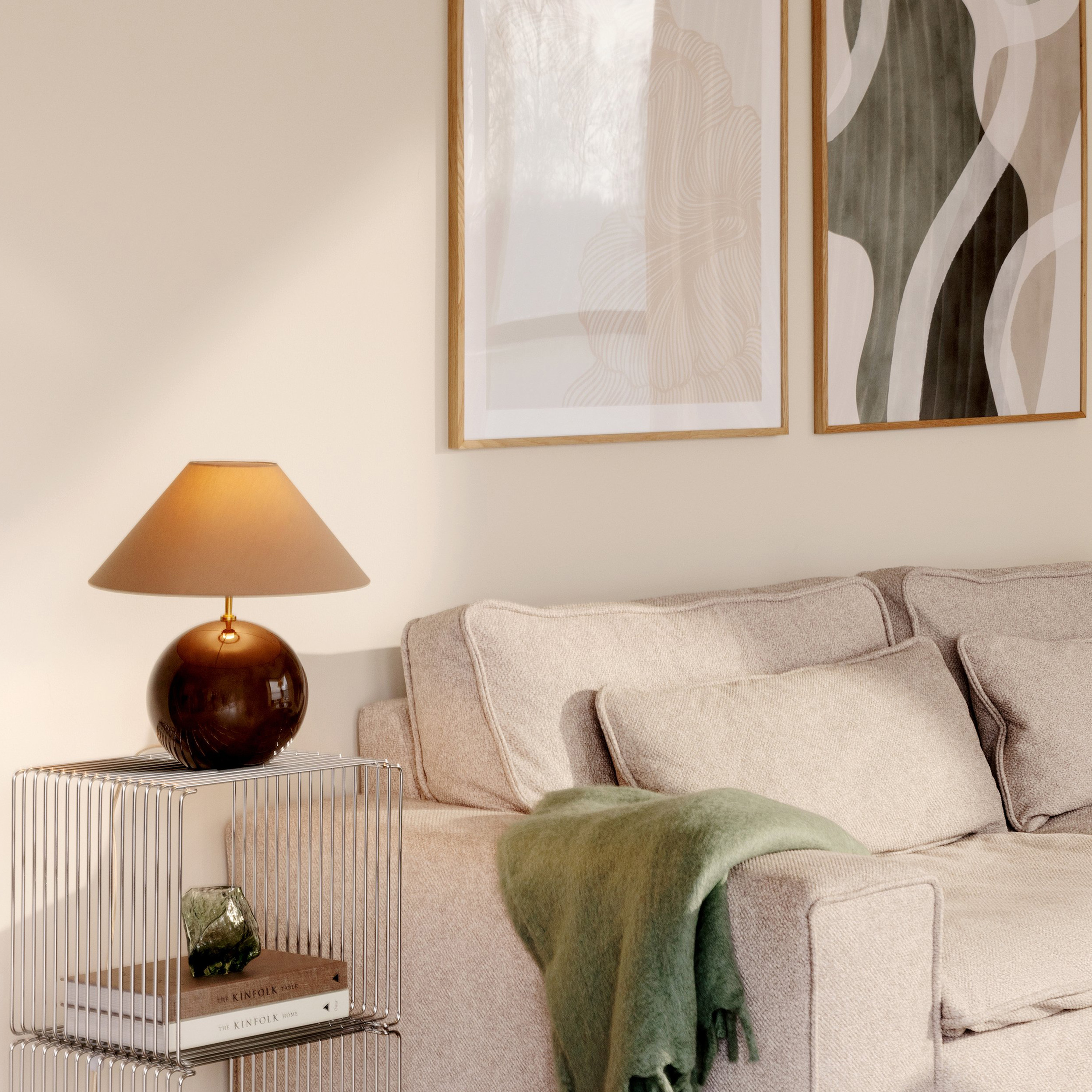 Globen Lighting Iris Bordlampe Mocha 35