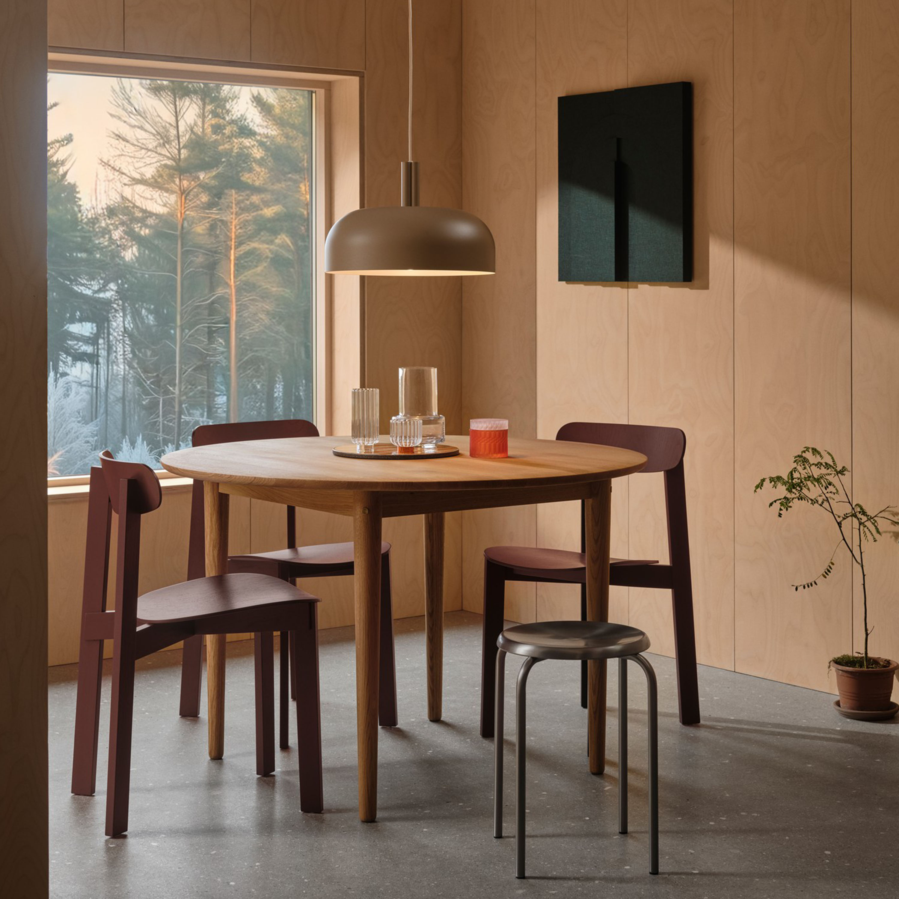 Nordlux Sandro Taklampa Ljusbrun Ø40