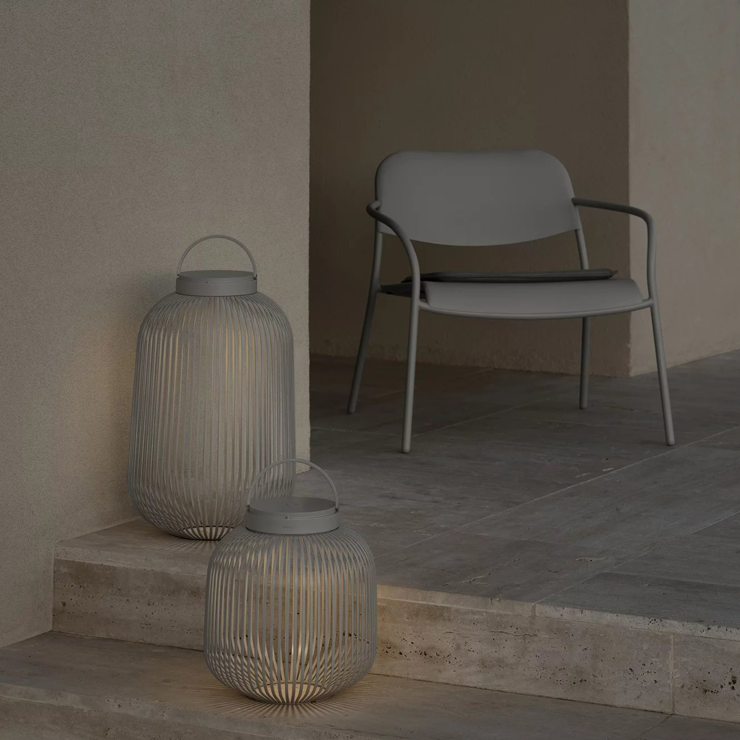 Blomus Yua Utendørs Loungestol Silk Gray