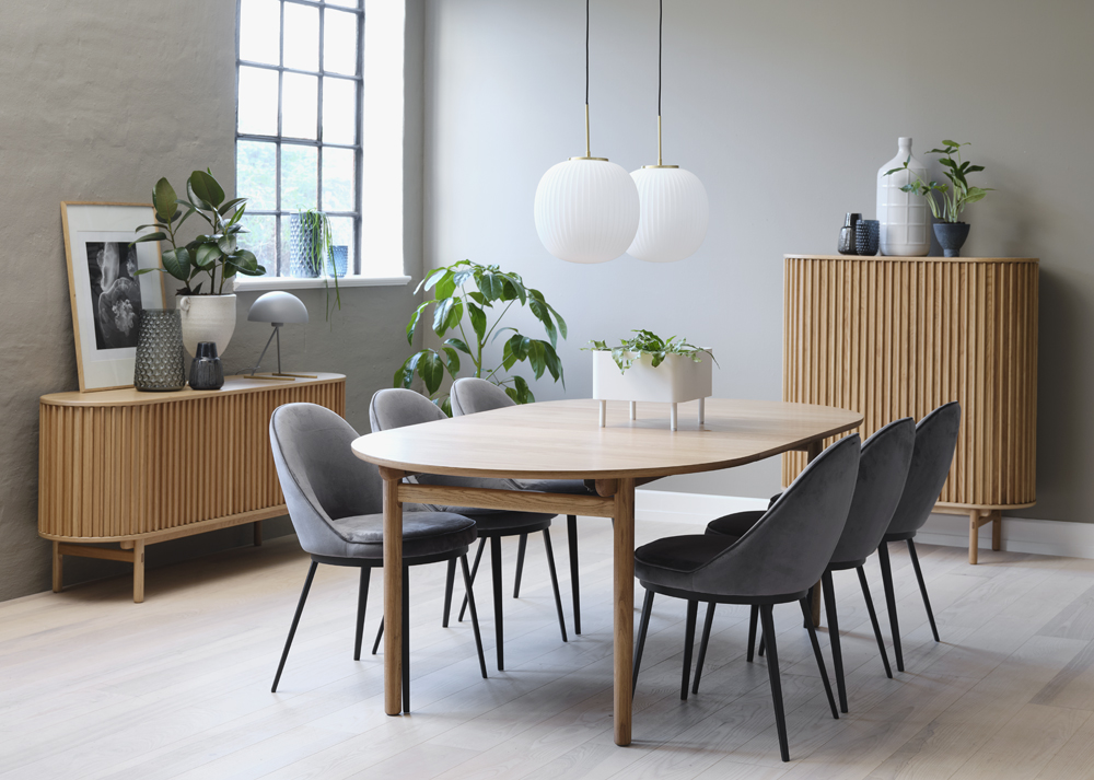 Nordic Home Alice Matbord Natural Oak 190cm