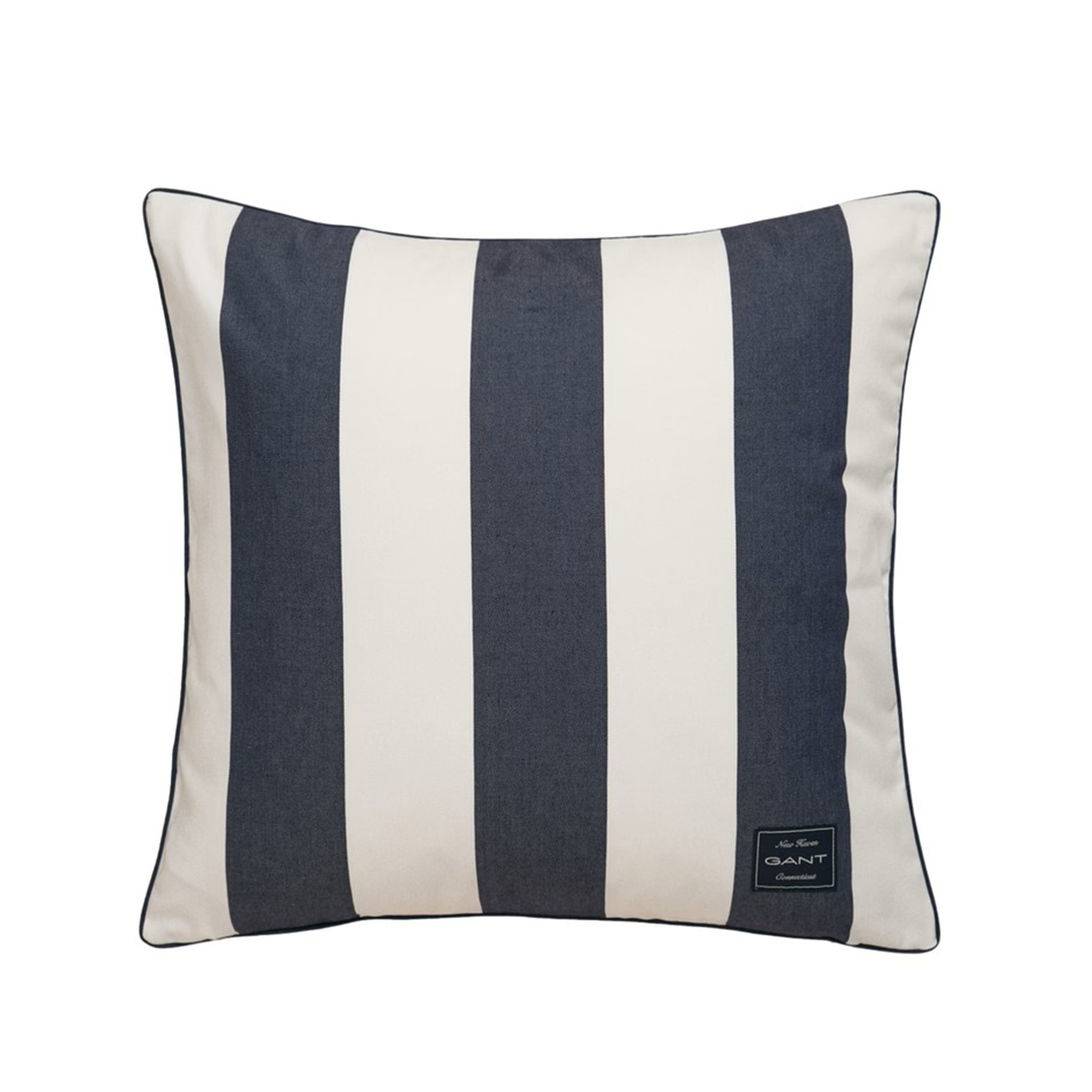 Yacht Stripe Kuddfodral Marine 50x50