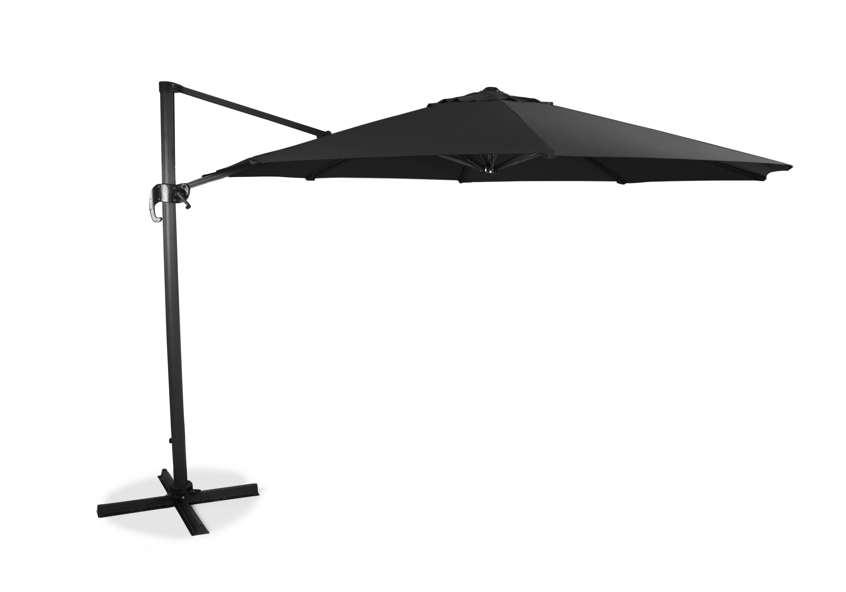 Hillerstorp - Hängparasoll Svart 350cm