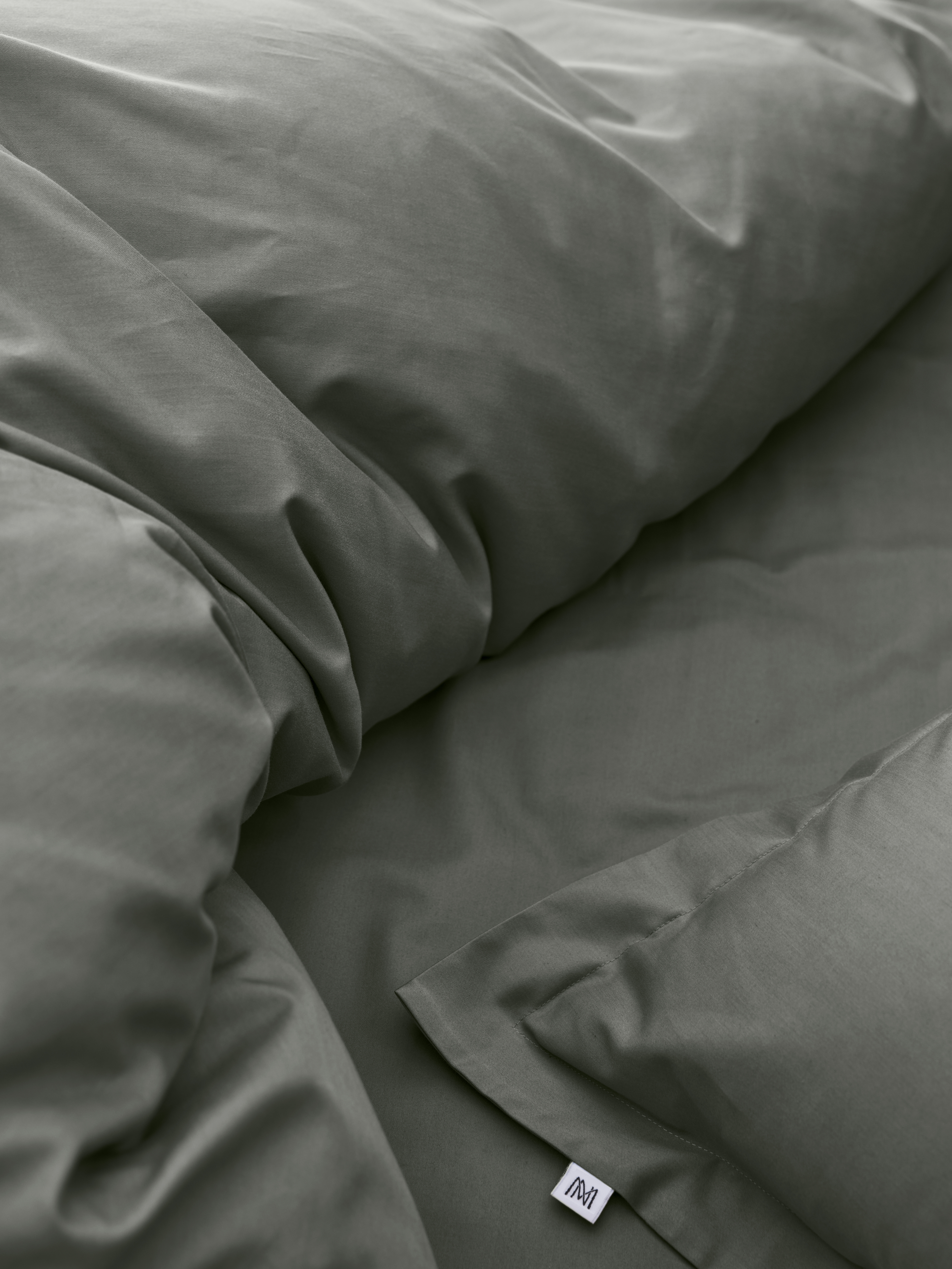 Mille Notti Satina Pussilakana Vihreä 150x210