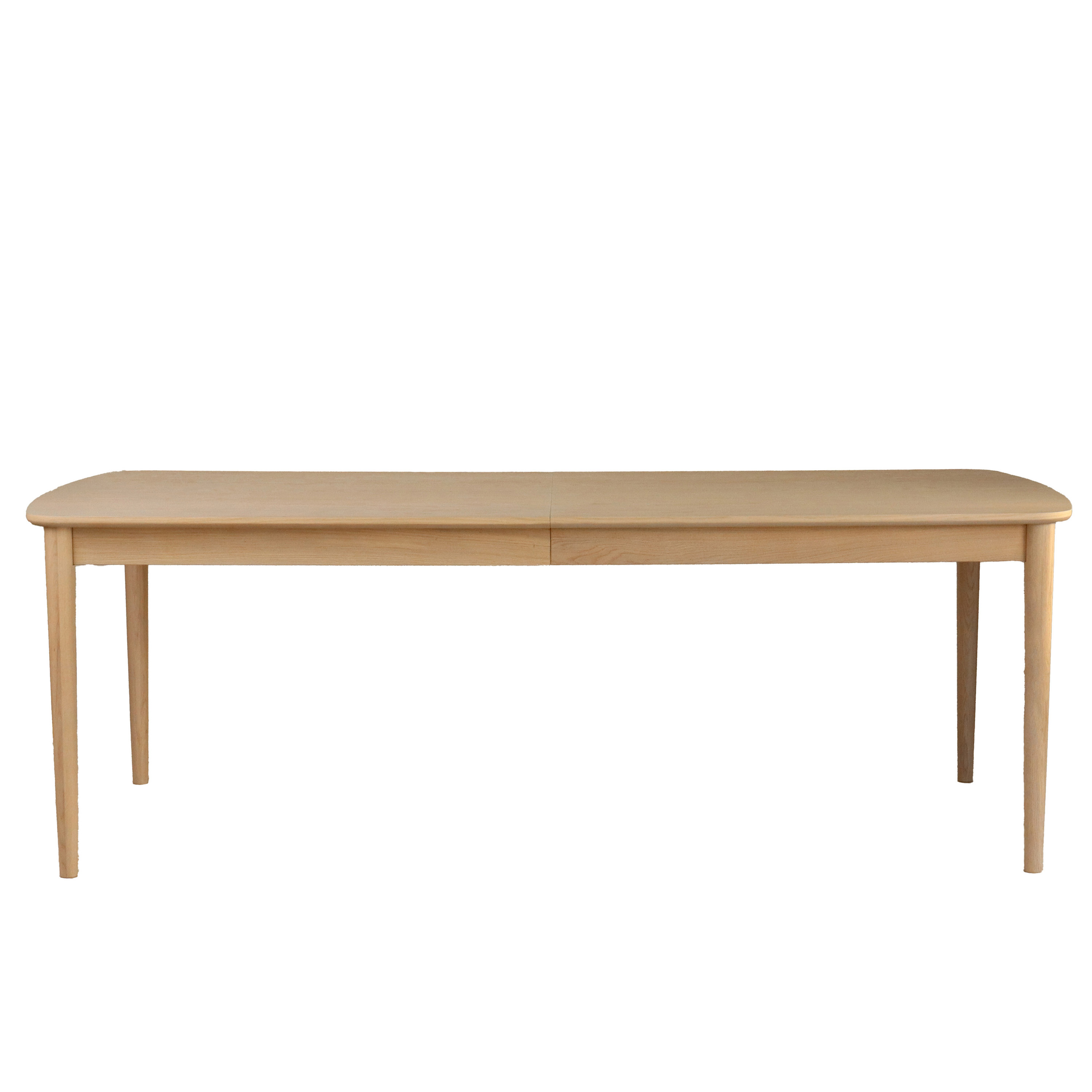 Leah Ruokapöytä Valkoöljytty Tammi 220+50+50