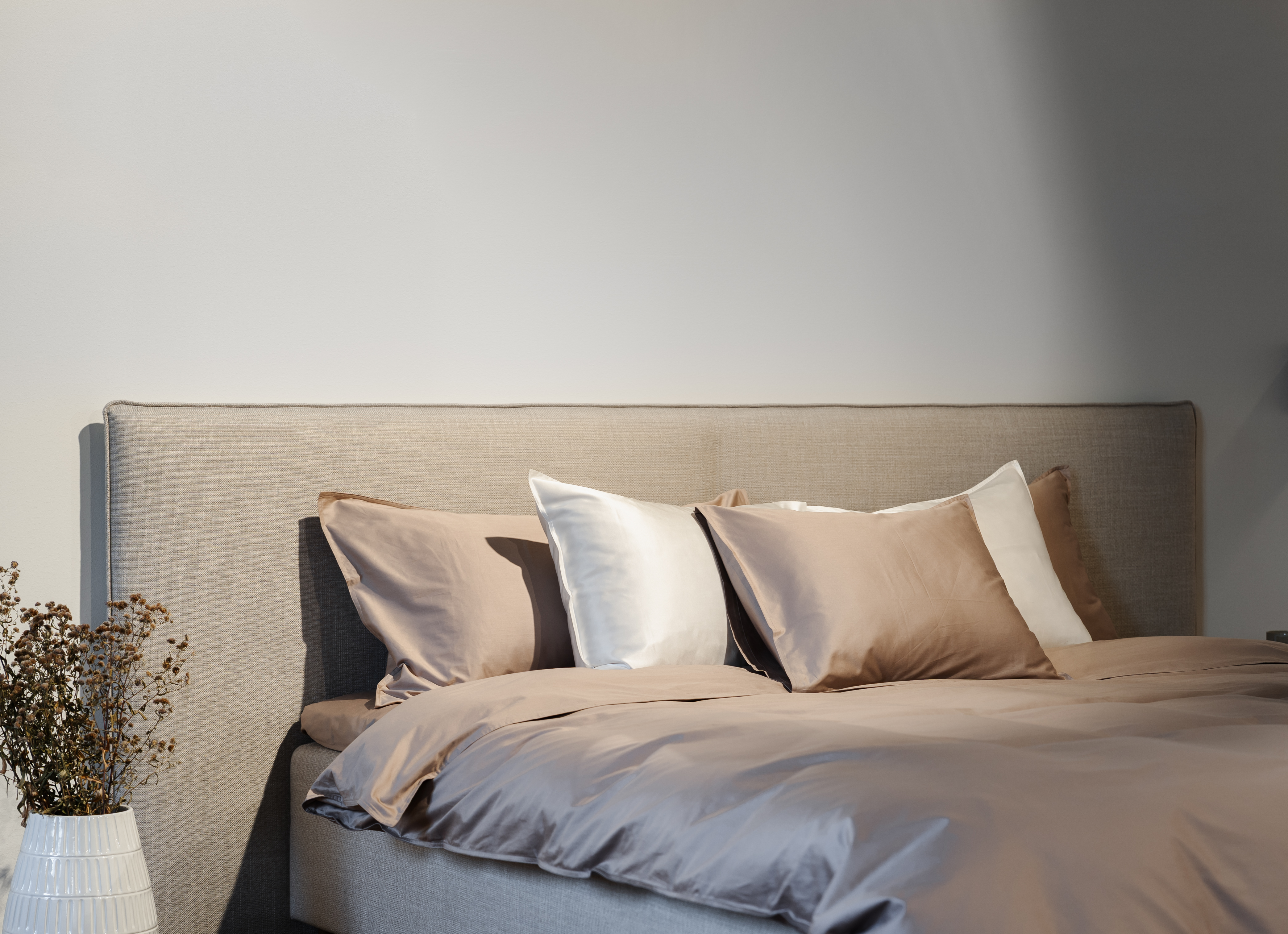 Read the Label Satin Örngott Taupe 50x60 2-pack