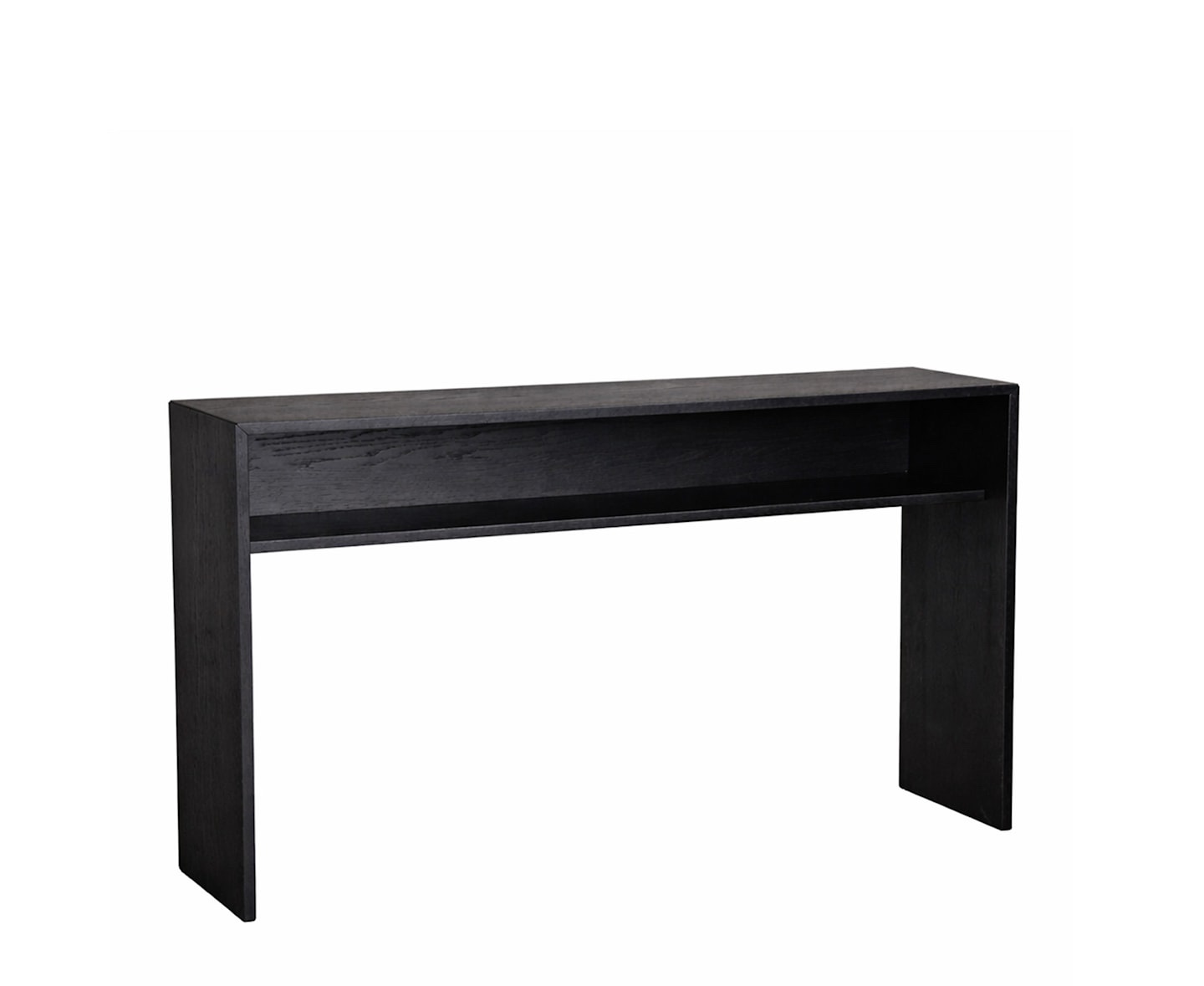 Esme Konsollbord med Hylle Svart 160cm