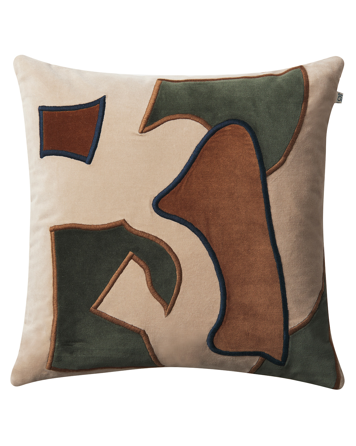 Chhatwal & Jonsson - Dori Kissenbezug Leinen Beige/Multi 50x50 - Mehrere - Dekokissenbezug