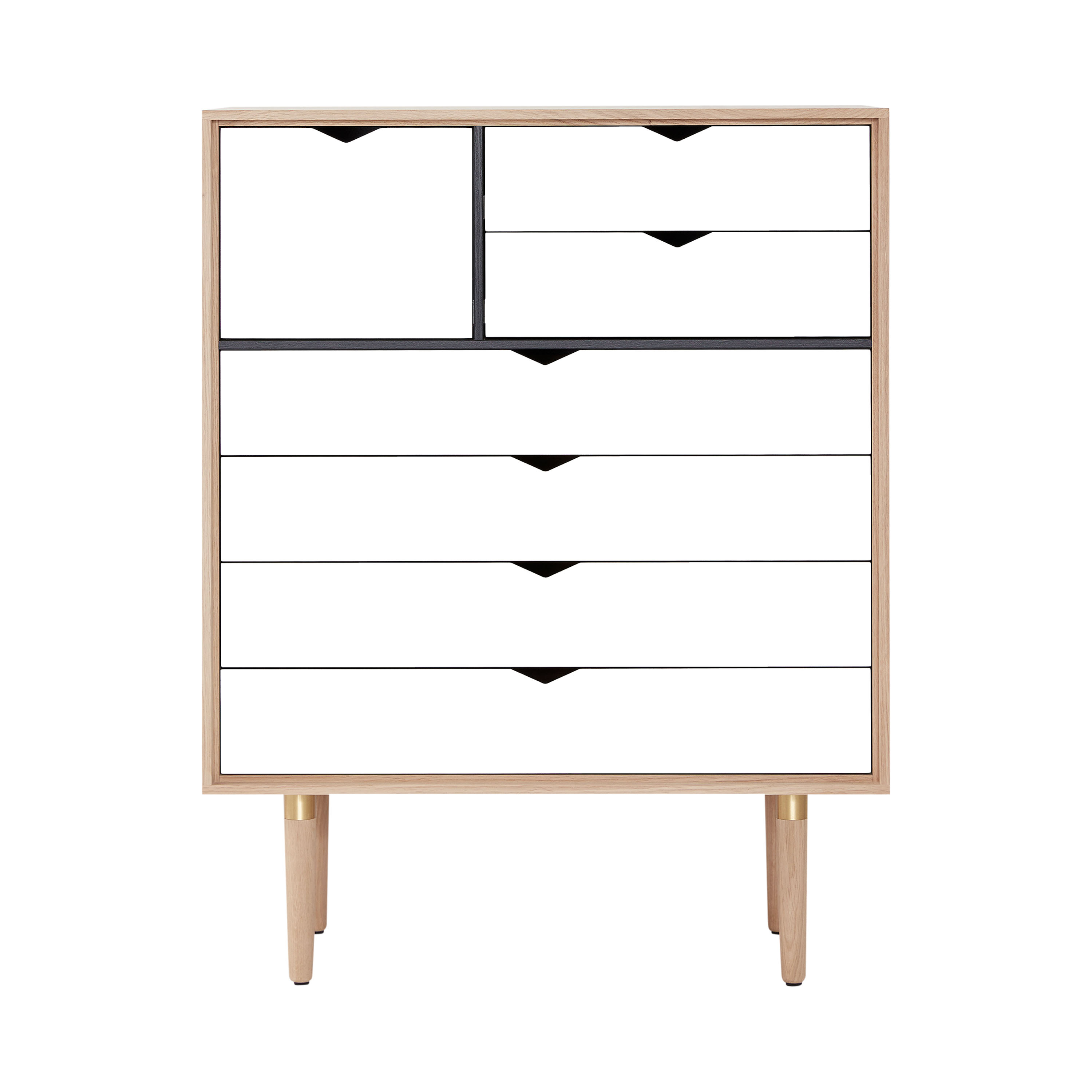 S8 Skåp Såpad Ek/Vit 83x107