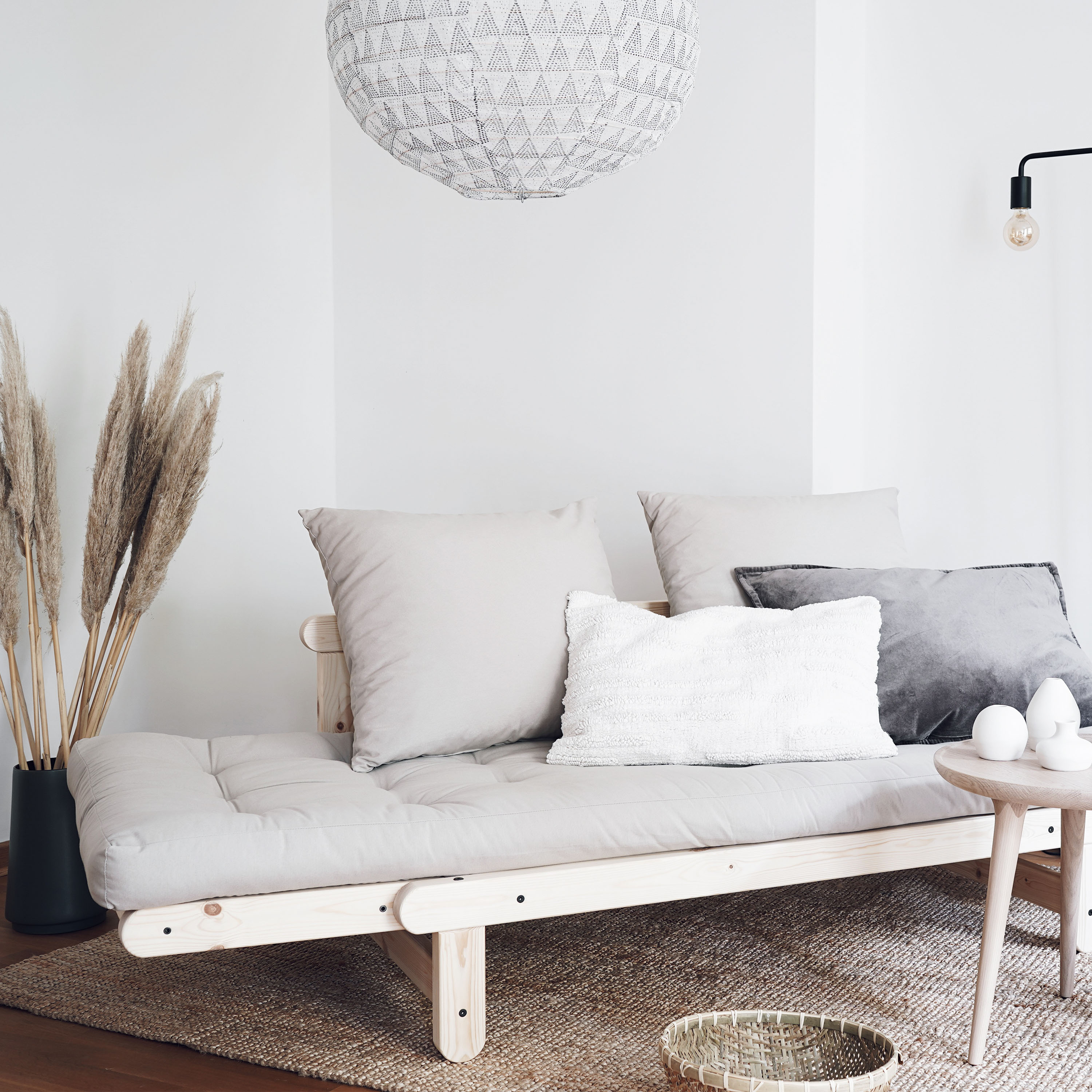 Karup Design Beat Bäddsoffa Natur/Beige 200cm