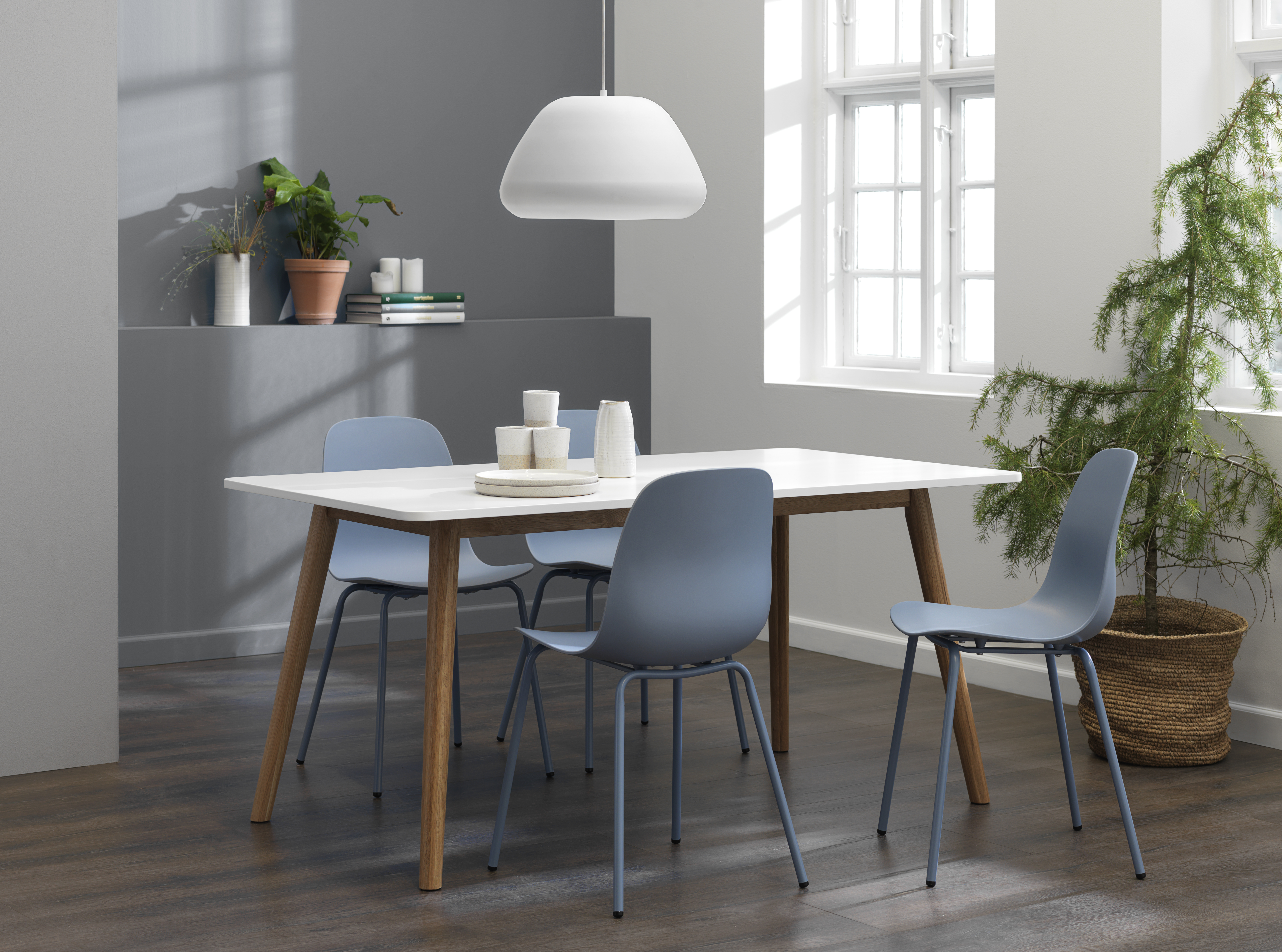 Nordic Home Eva Ruokatuoli Dusty Blue