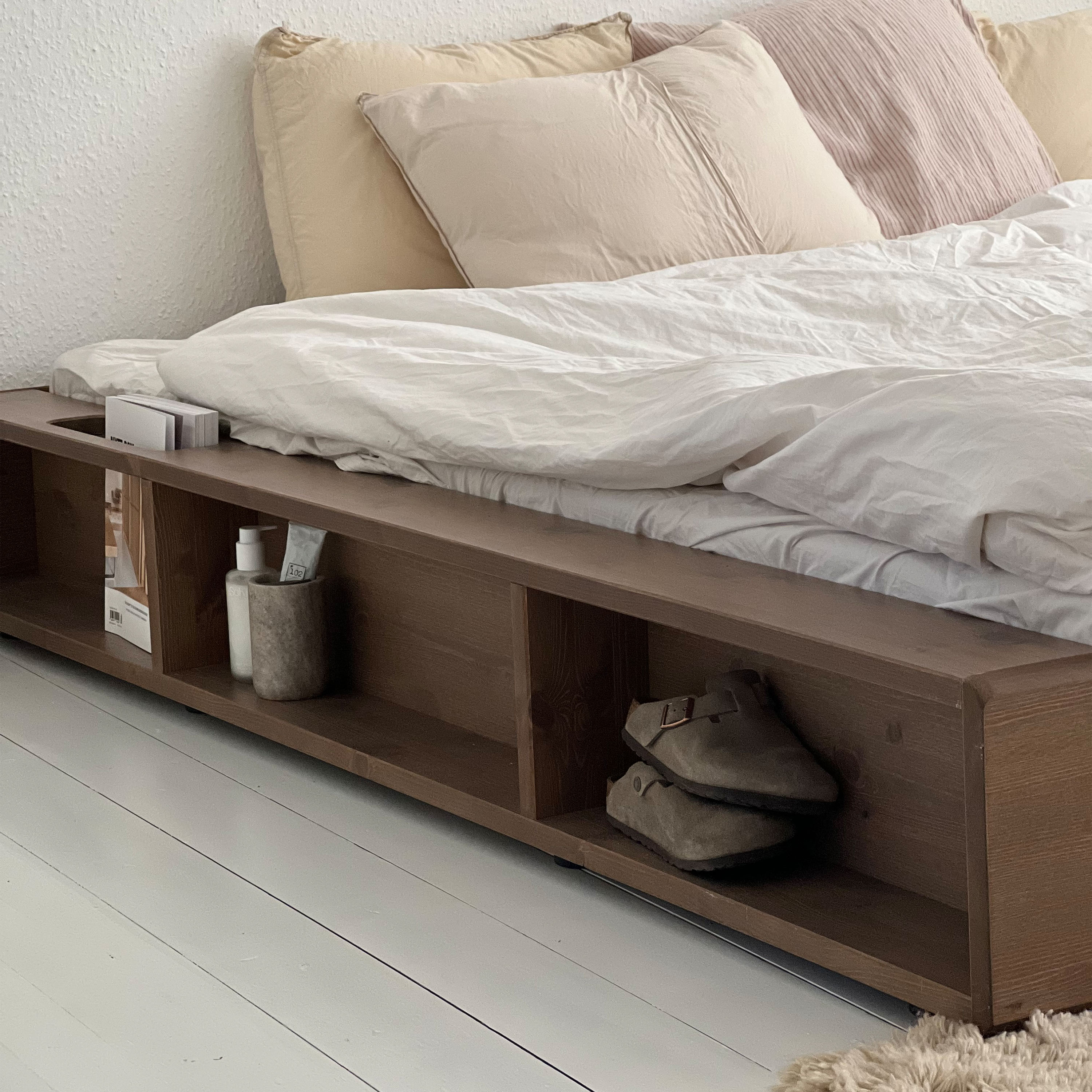 Karup Design Ziggy Sängram Brun 140cm