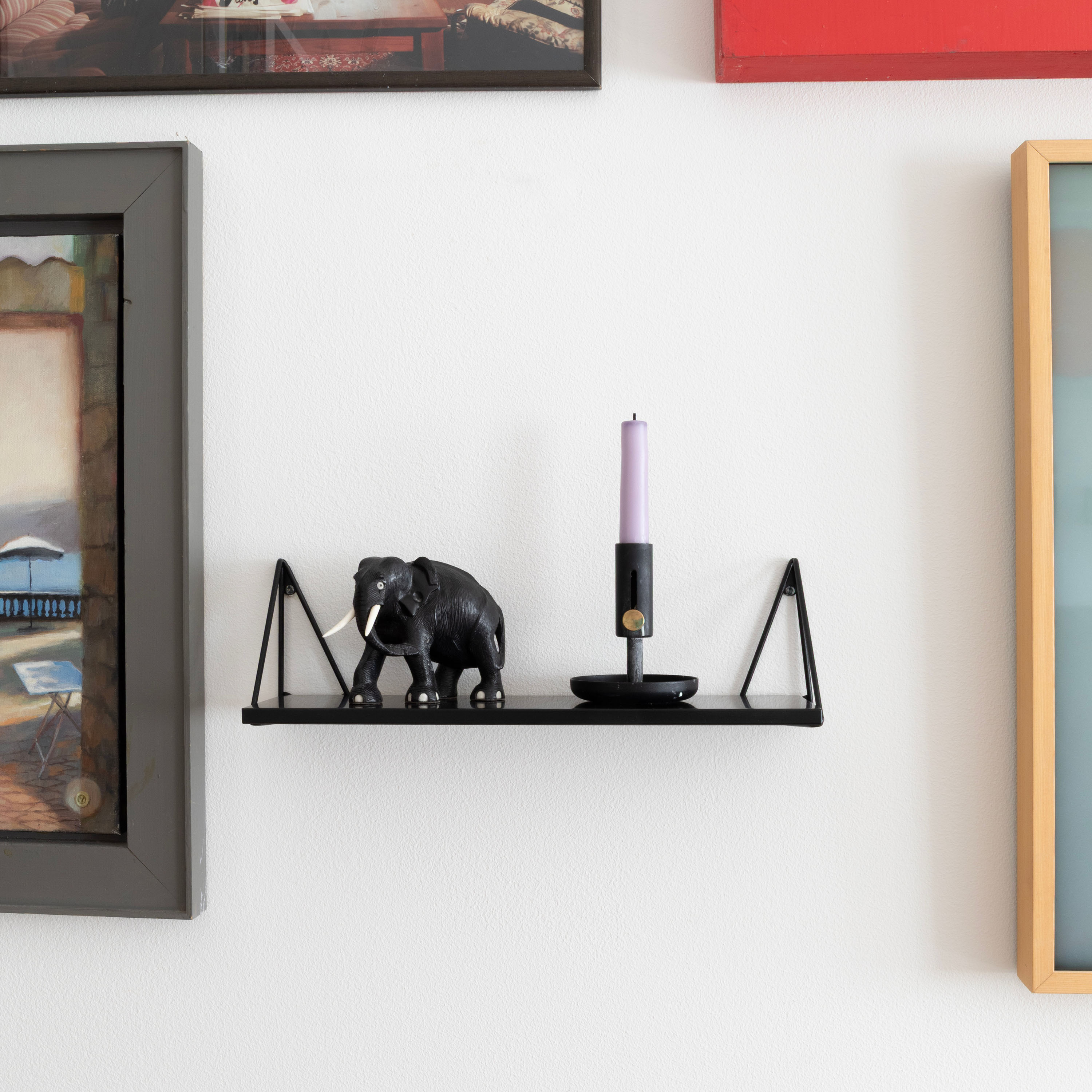 Maze Pythagoras Wandregal Schwarz/Schwarz XSmall