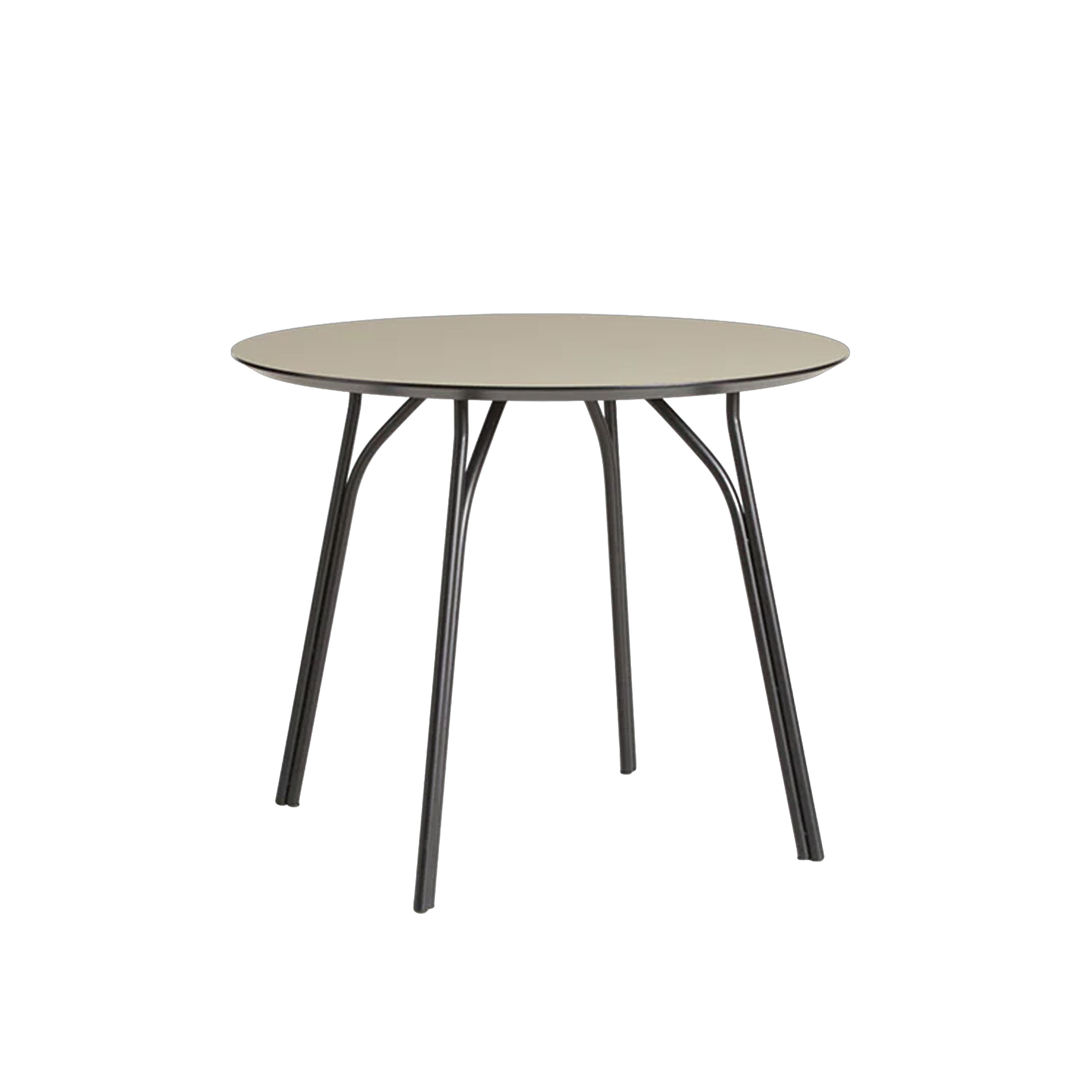 Tree Spisebord Beige/Svart 90cm