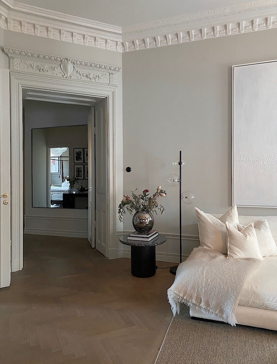 Mille Notti Senzo Pläd Mohair Offwhite 130x170