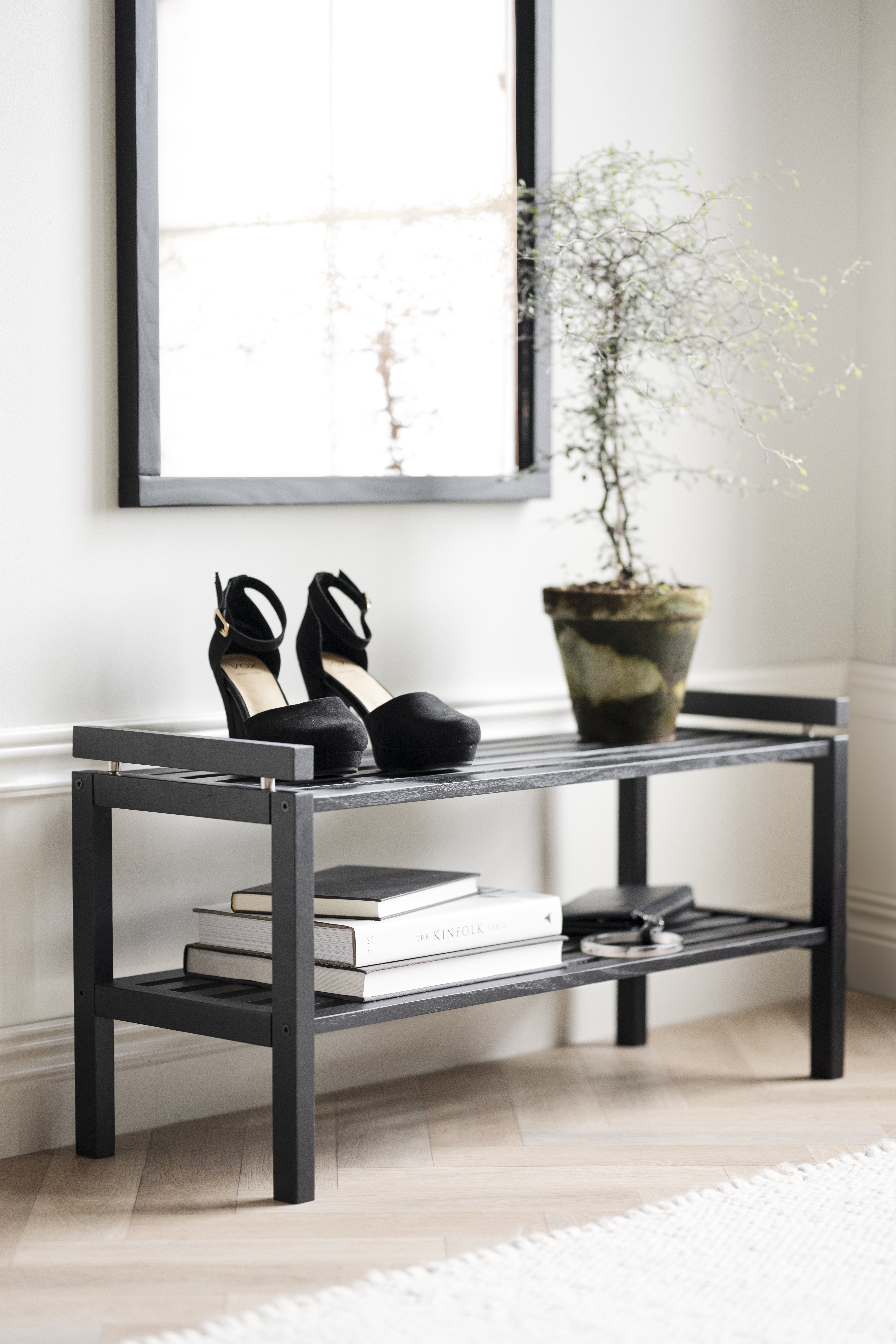 Rowico Home Confetti Skohylla Svart 80cm