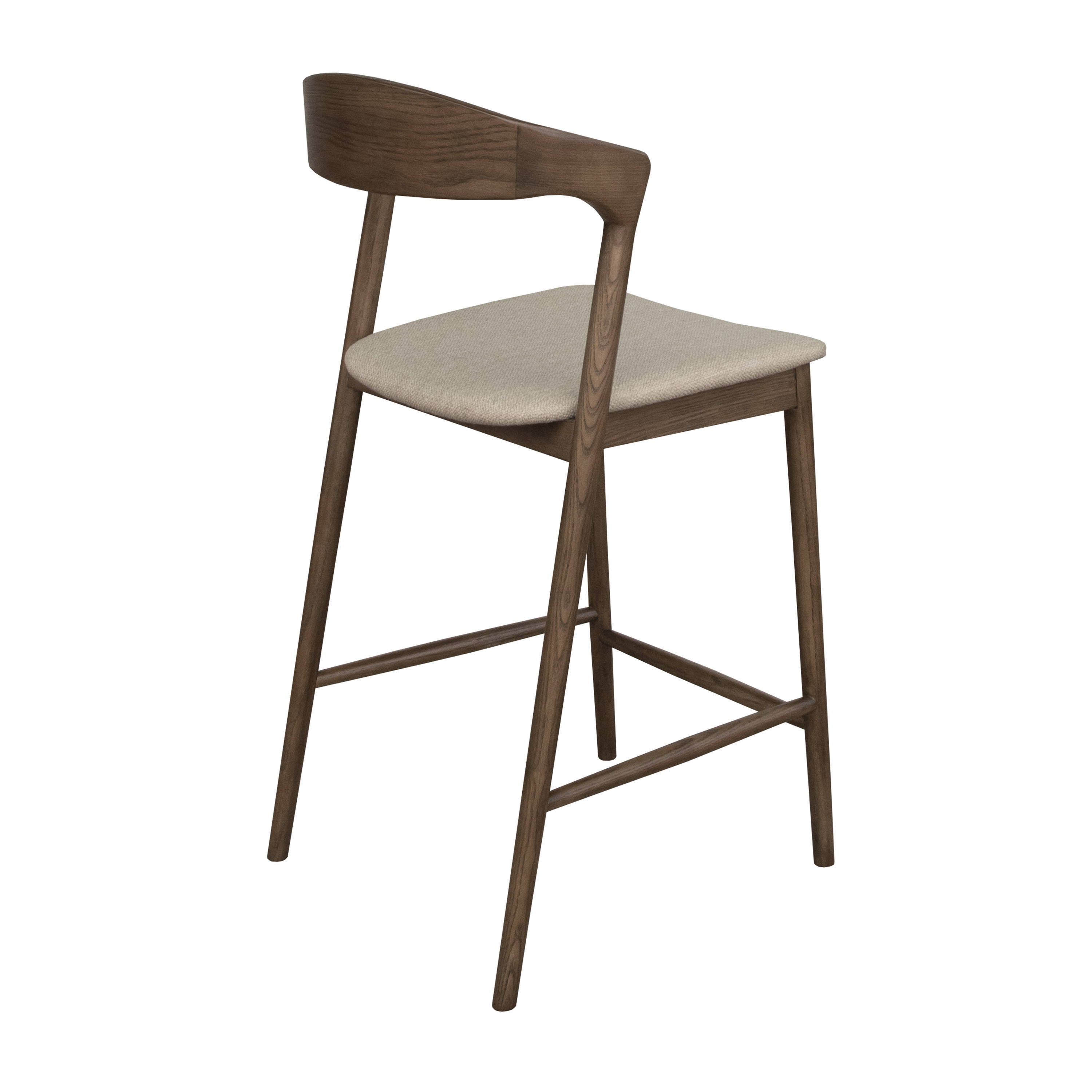 Sleepo Collection Casper-baarituoli Ruskea Petsattu/Luonnollinen