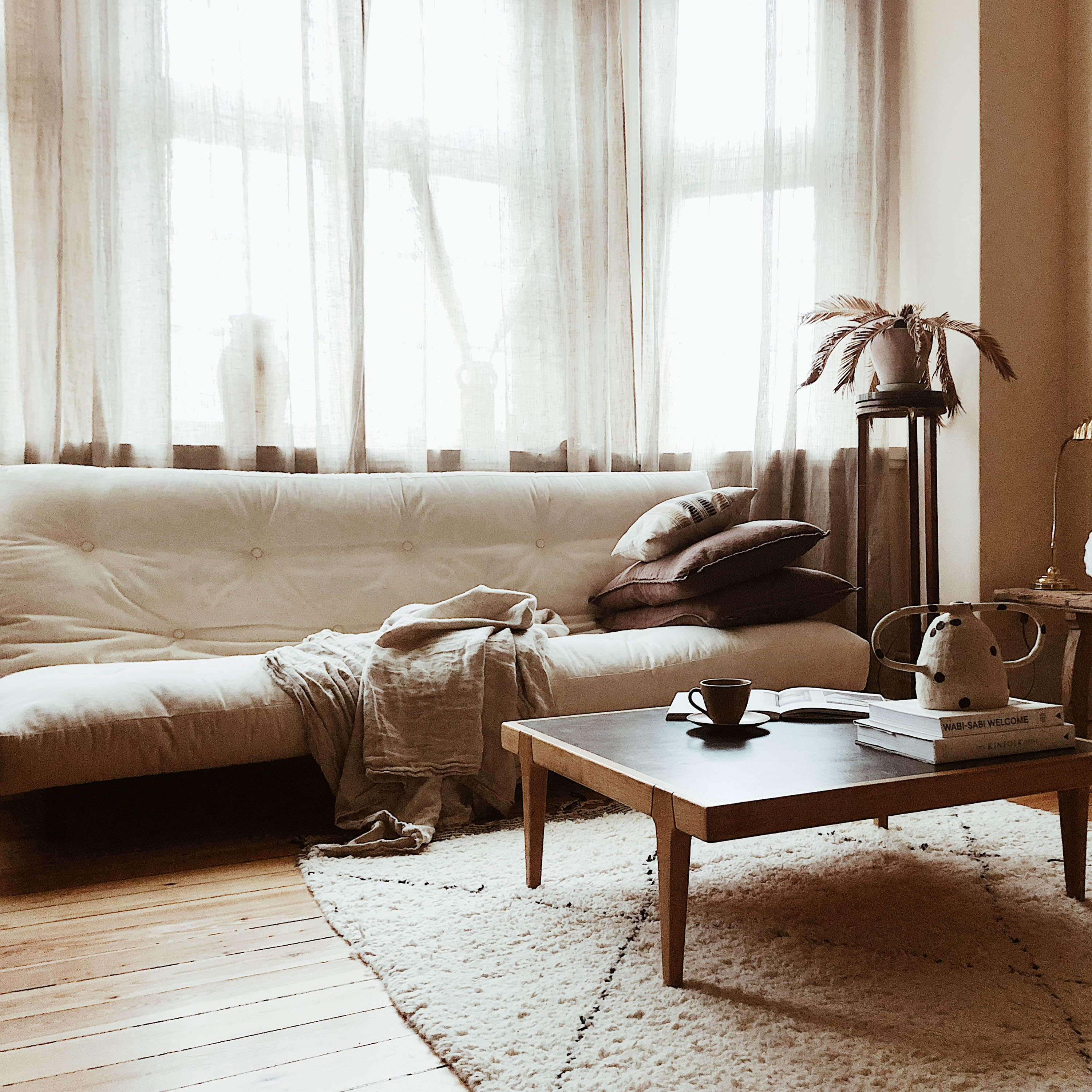 Karup Design Fresh Vuodesohva Luonnollinen/Pellava 200 cm