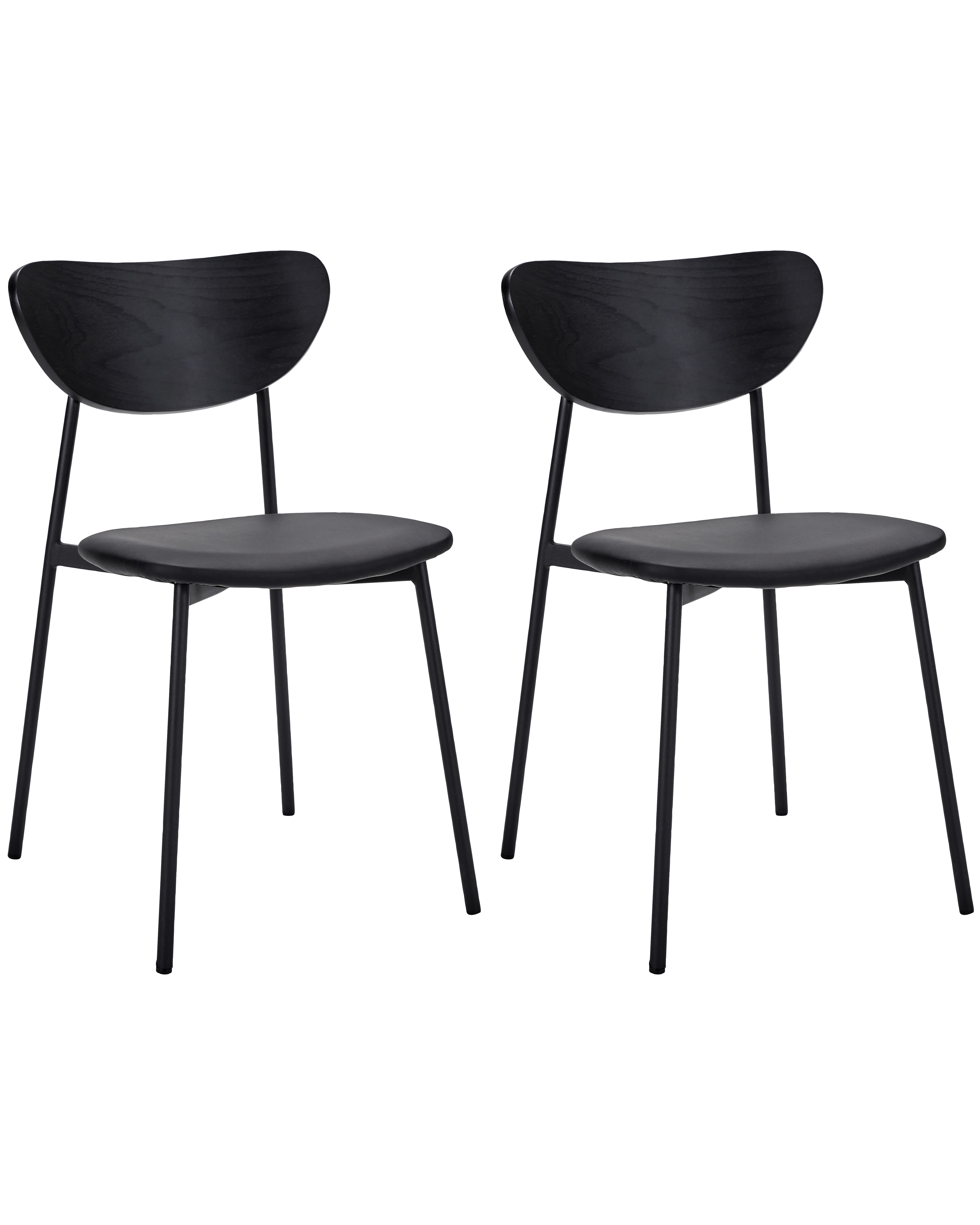 House Doctor - Must Matstol Svart 2-pack